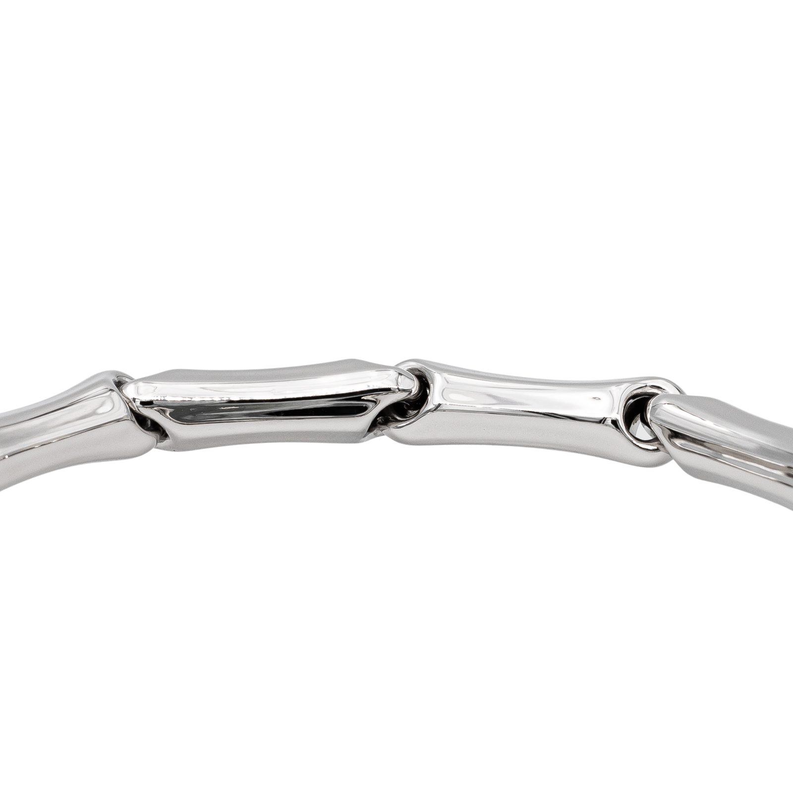 Chimento Bamboo Bracelet White gold