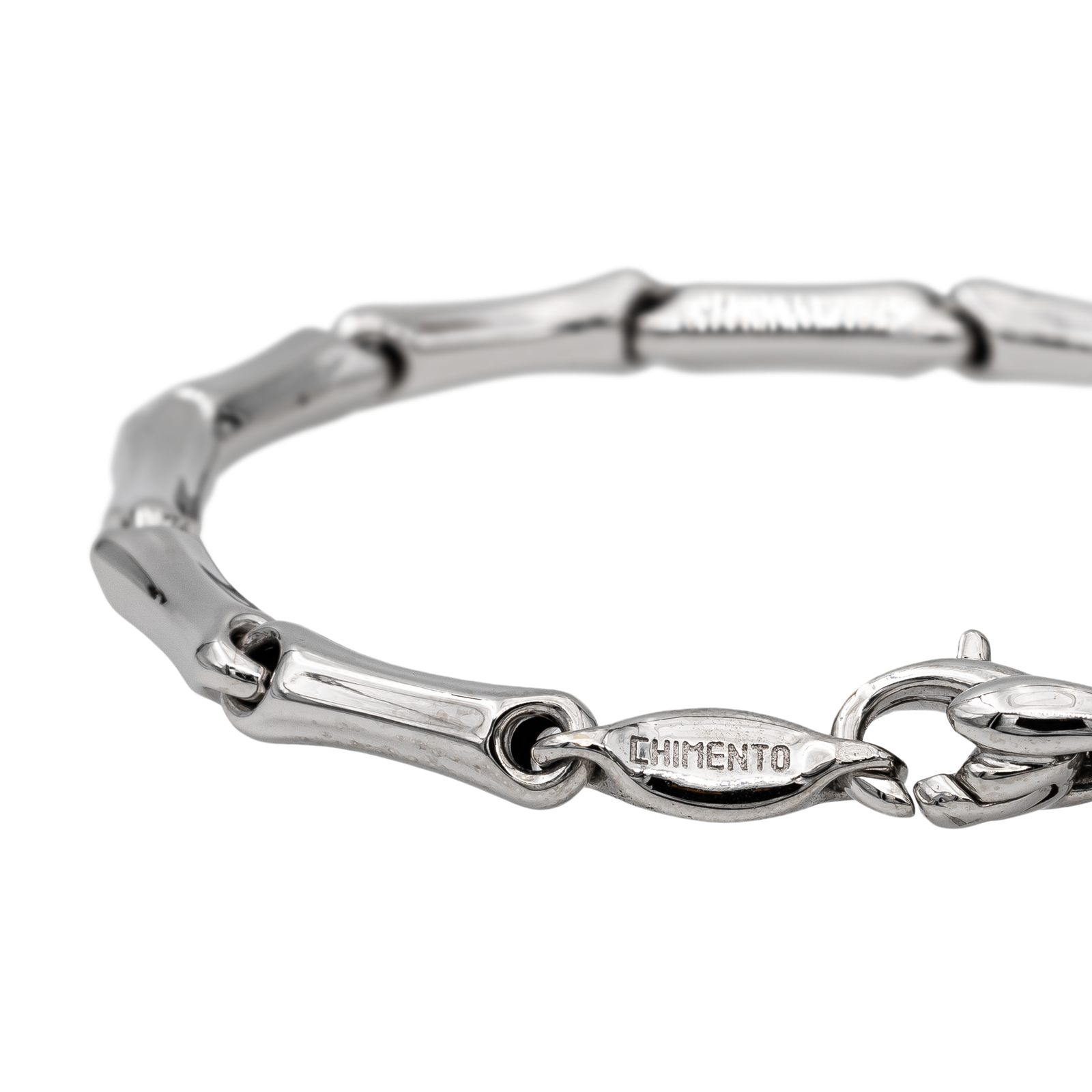 Chimento Bamboo Bracelet White gold