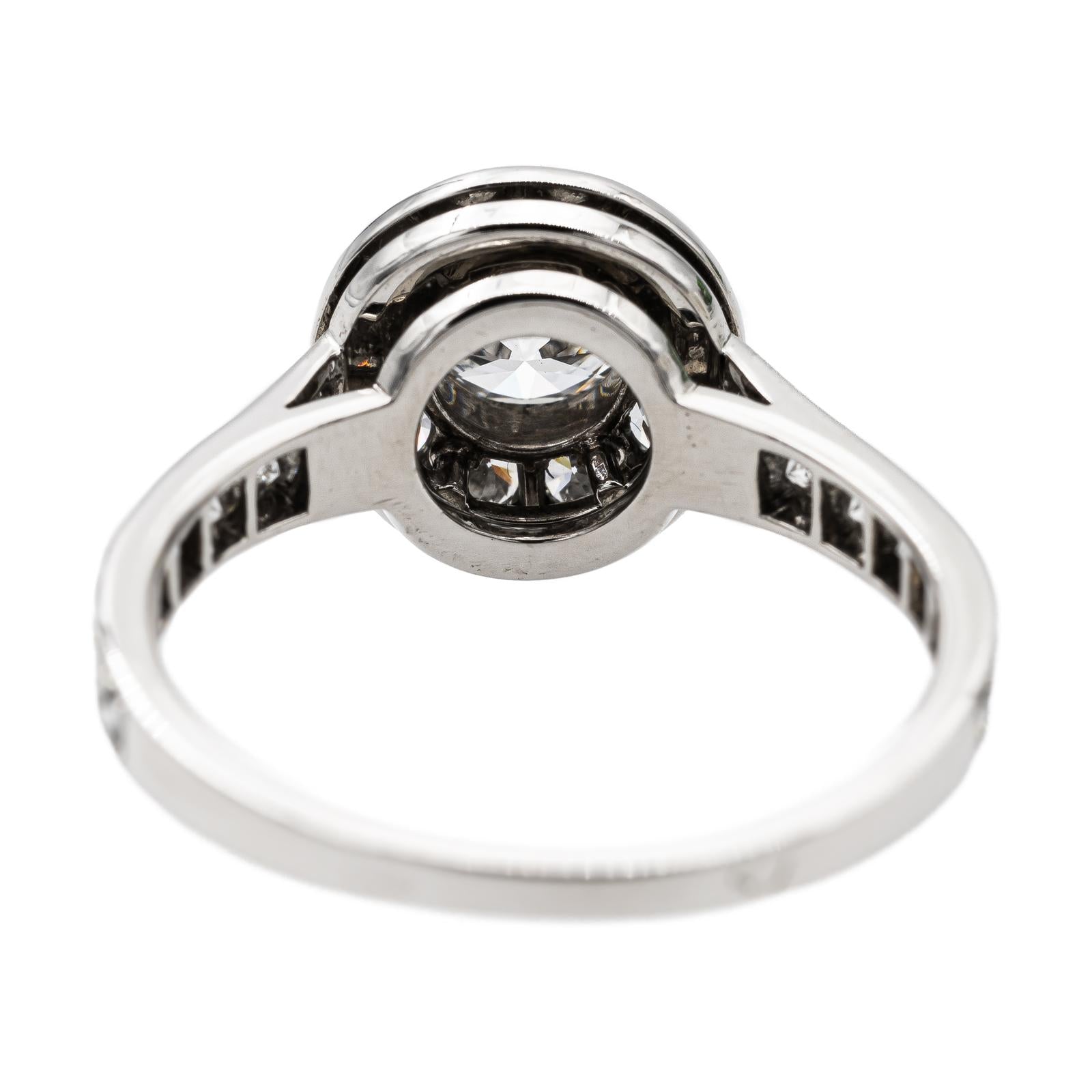 Van Cleef & Arpels Platinum Diamond Solitaire Ring