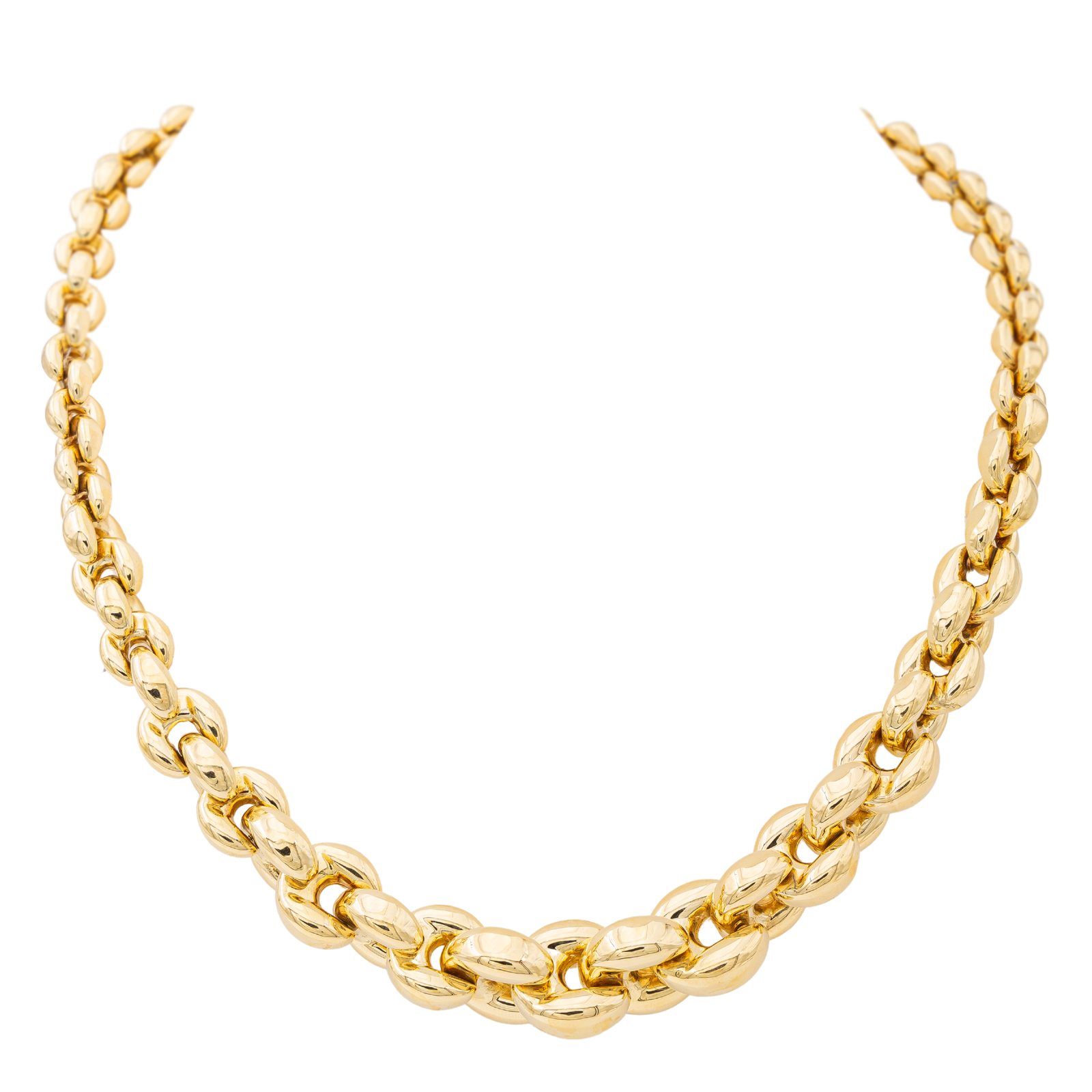 Caplain Collier  Or jaune saphir