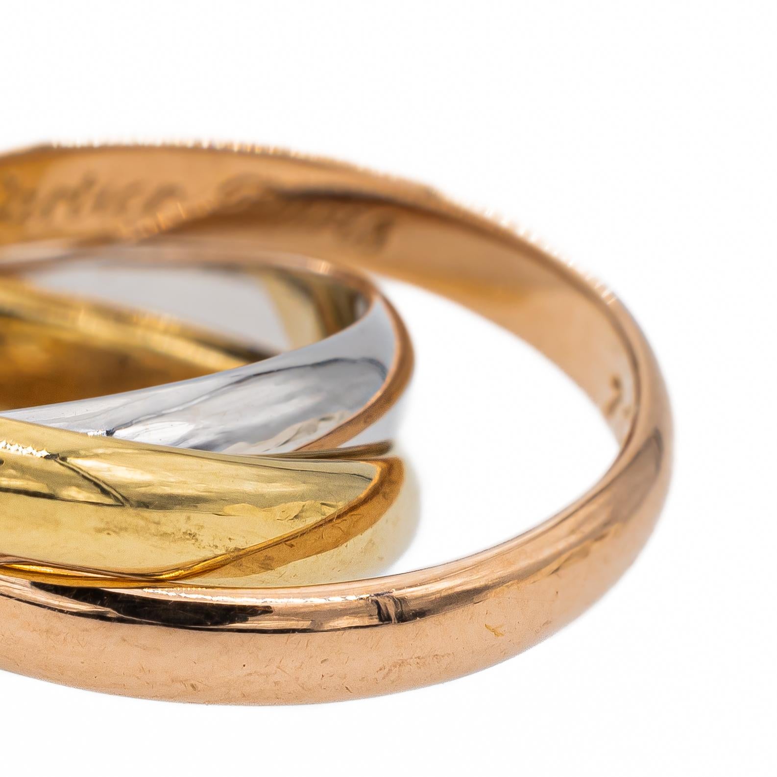 Cartier Trinity Alliance Ring Yellow gold, White gold, Pink gold