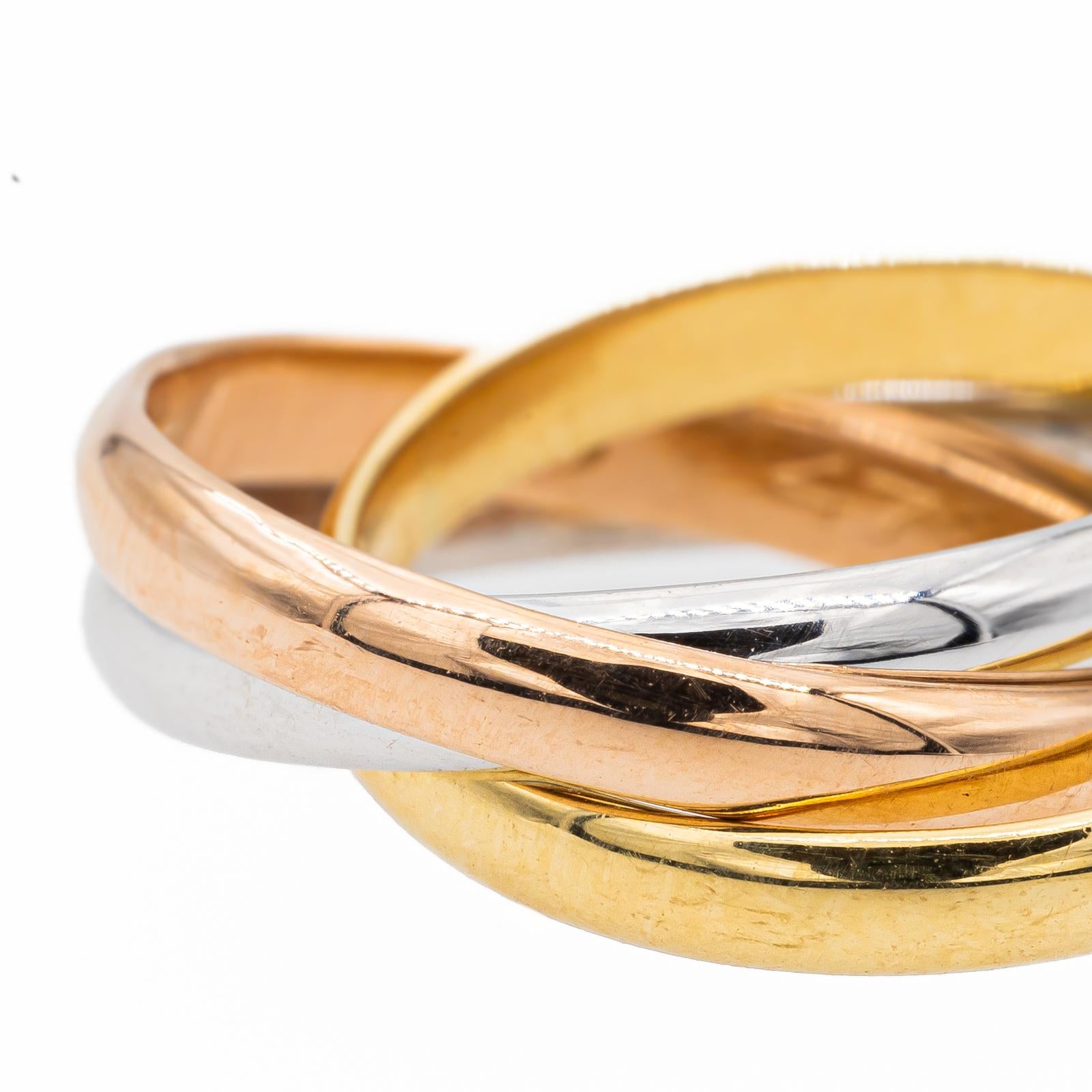 Cartier Trinity Alliance Ring Yellow gold, White gold, Pink gold