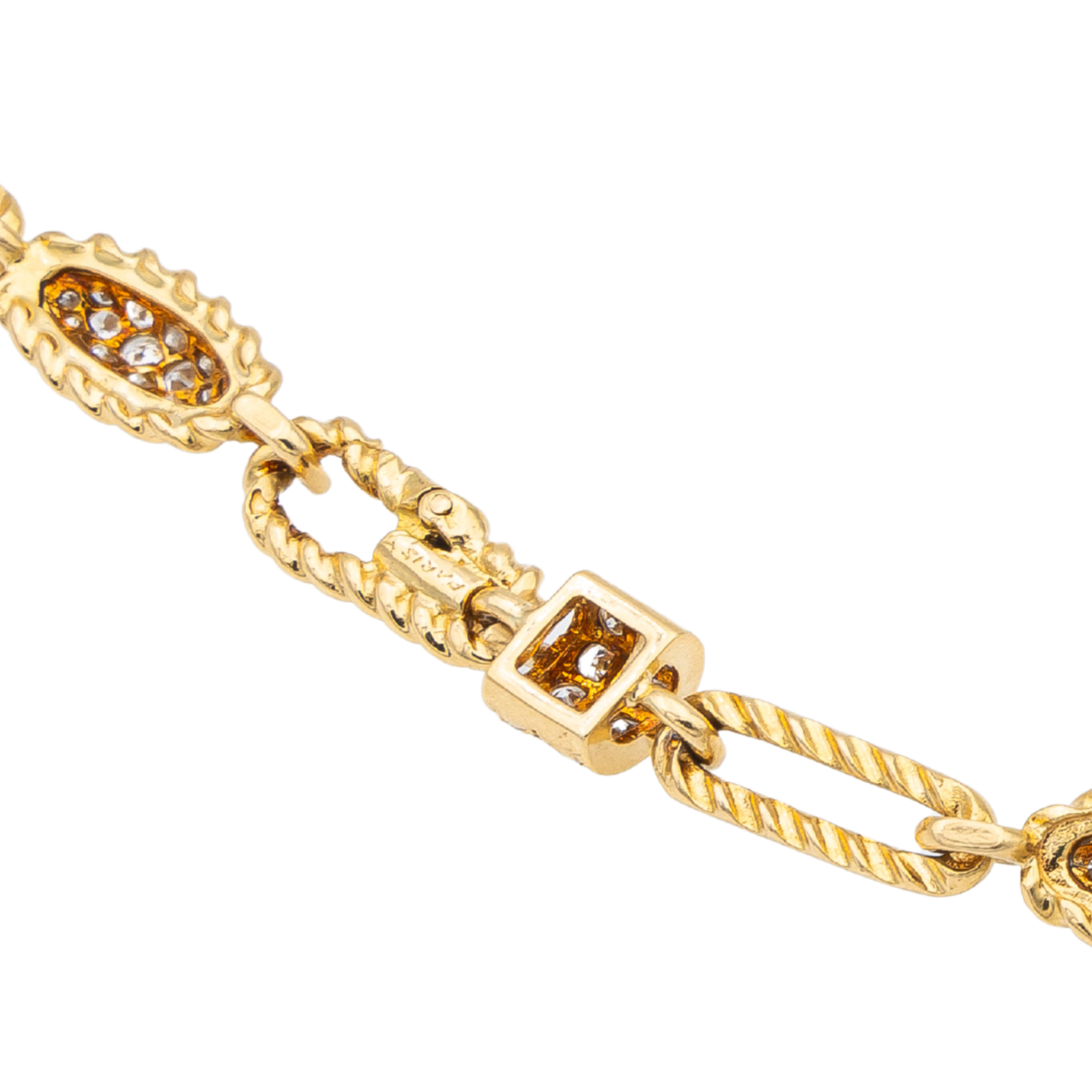 Fred Yellow Gold Diamond Long Necklace