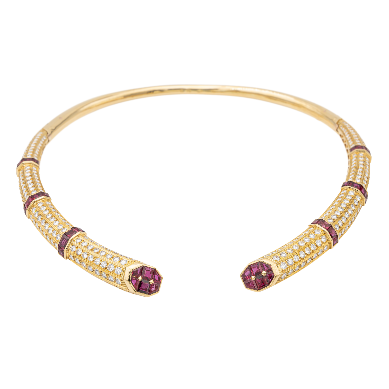 Fred Collier Torque  Or jaune Diamant
