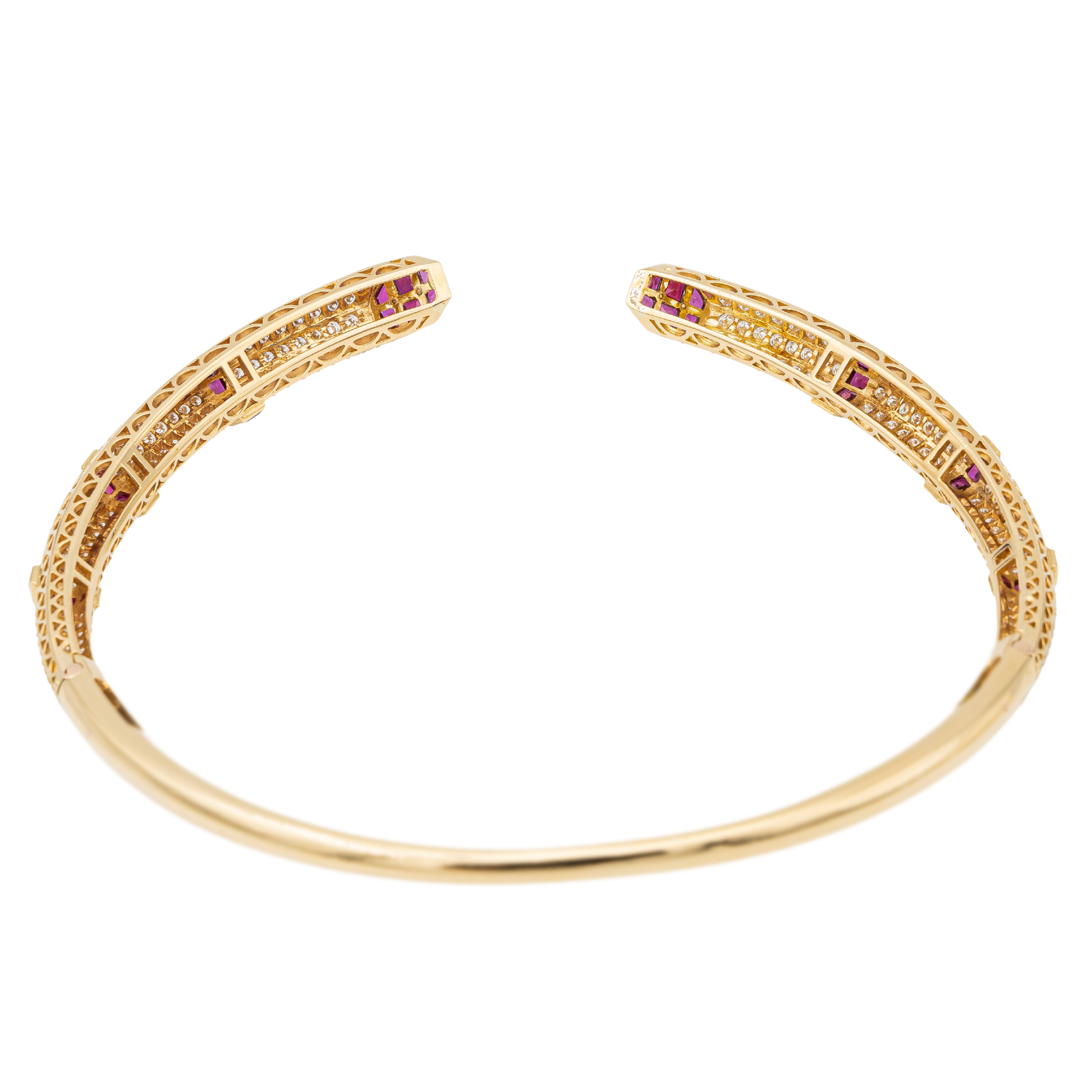 Fred Torque Necklace Yellow Gold Diamond
