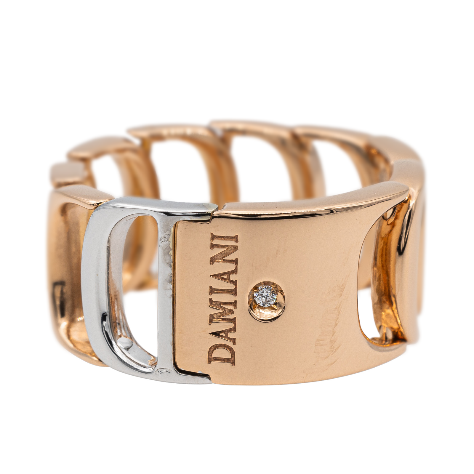 Damiani Bague  Or rose, Or blanc Diamant