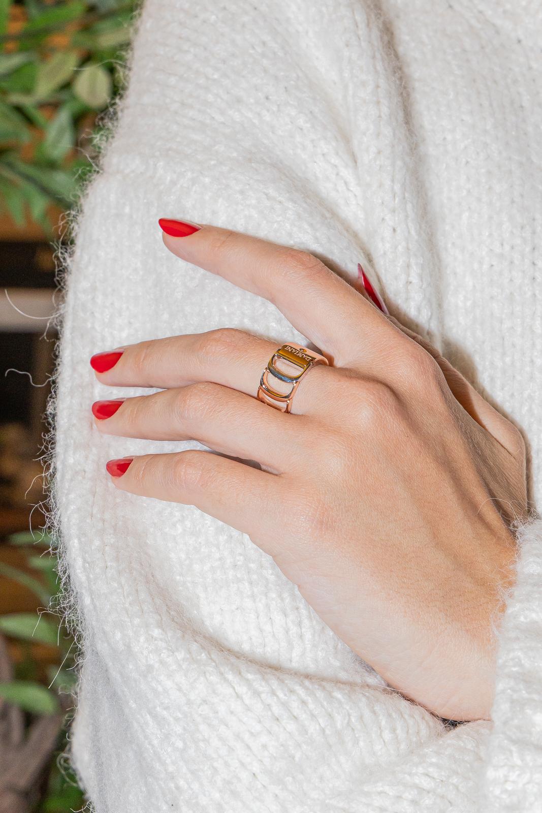 Damiani Bague  Or rose, Or blanc Diamant