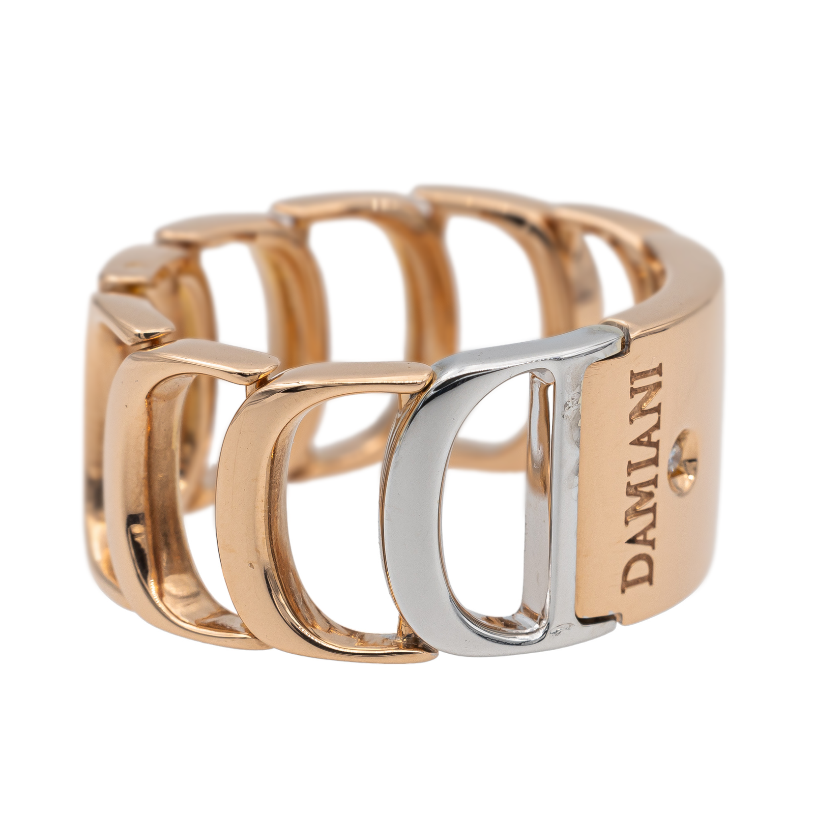 Damiani Ring Rose gold, White gold Diamond