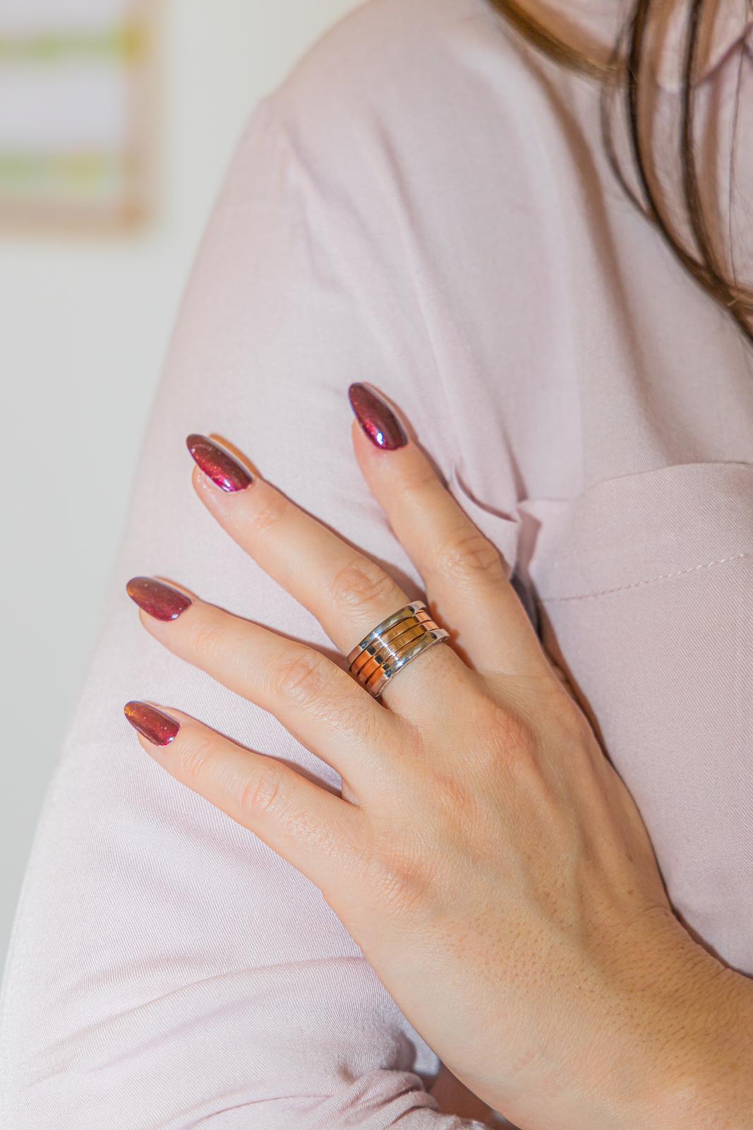 Bulgari Bague B.Zéro1 Or rose, Or blanc