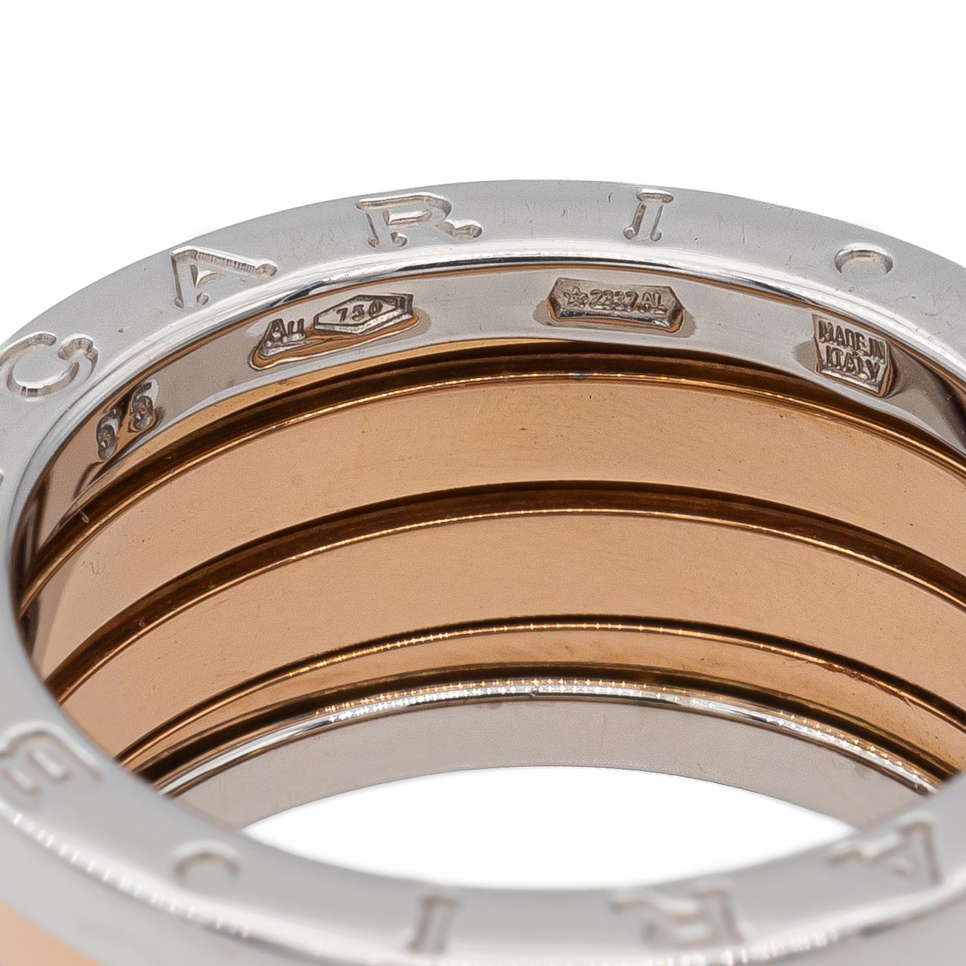 Bulgari Ring B.Zero1 Rose gold, White gold