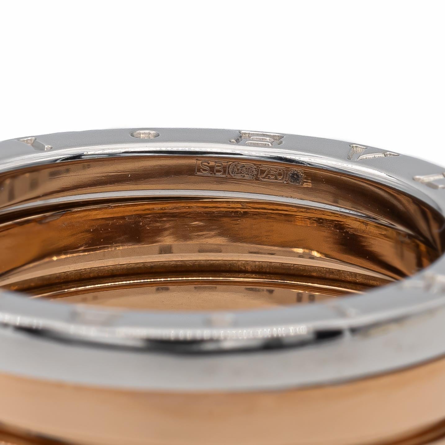 Bulgari Ring B.Zero1 Rose gold, White gold