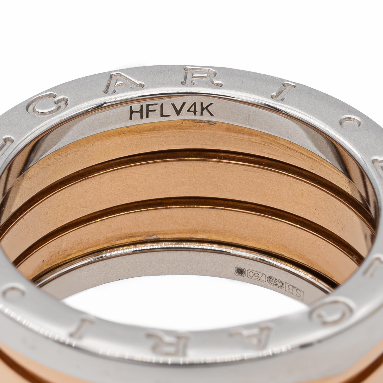 Bulgari Ring B.Zero1 Rose gold, White gold