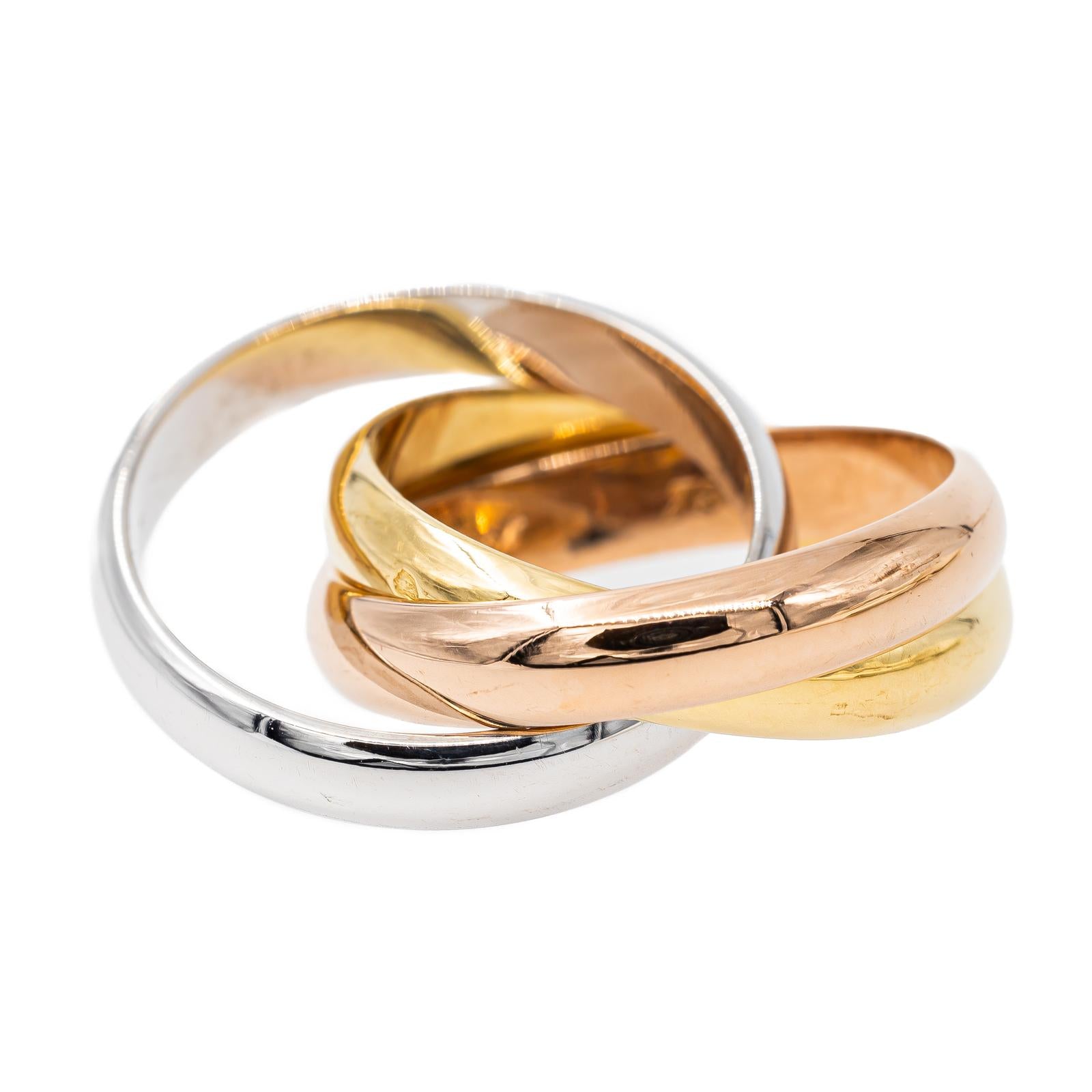 Cartier Trinity Alliance Ring Yellow gold, White gold, Pink gold