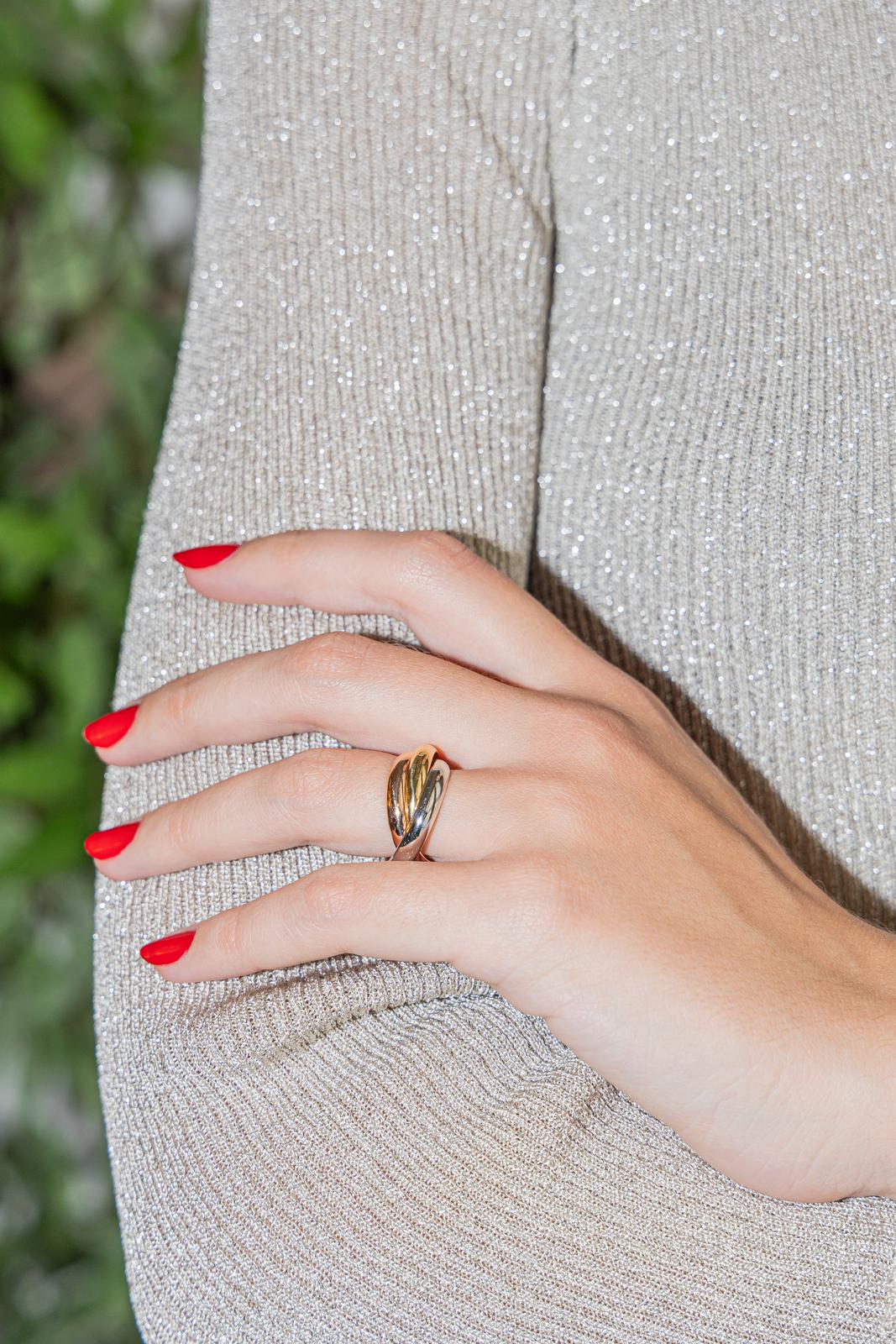 Cartier Trinity Alliance Ring Yellow gold, White gold, Pink gold