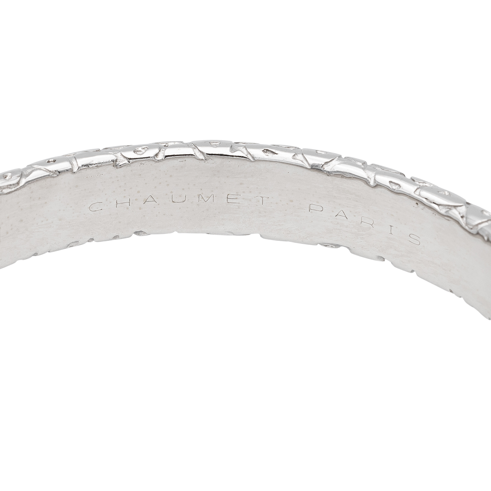 Chaumet White Gold Bangle Bracelet