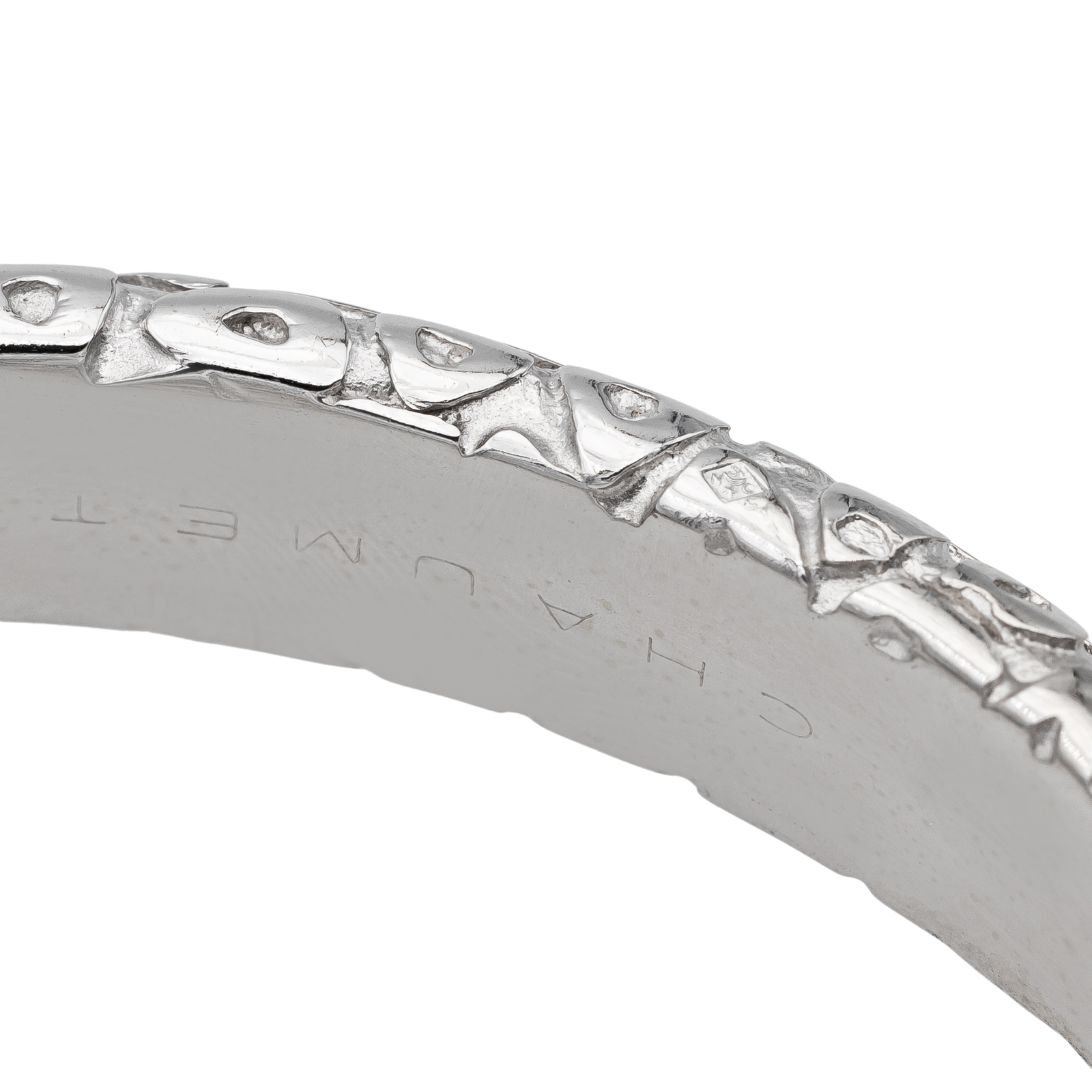 Chaumet White Gold Bangle Bracelet