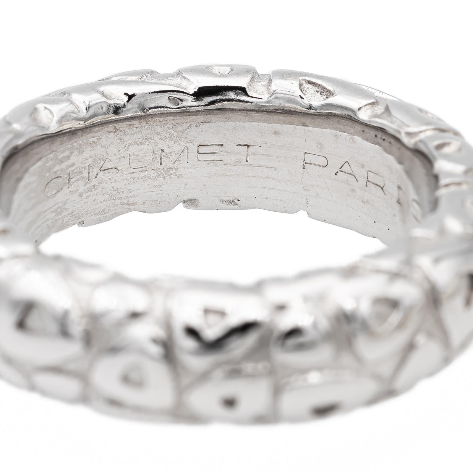 Chaumet White Gold Bangle Ring