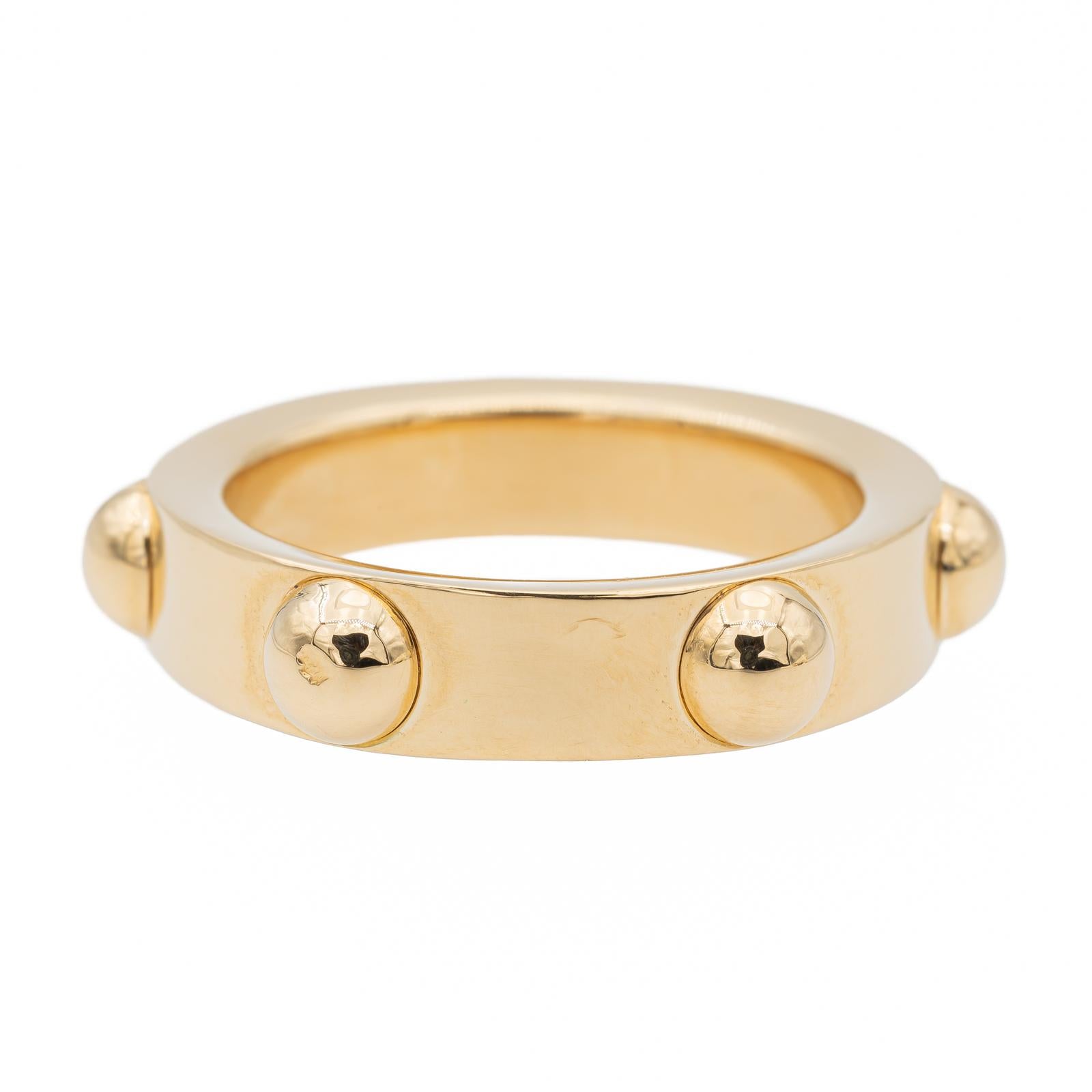 Louis Vuitton Clous Ring Yellow Gold Diamond