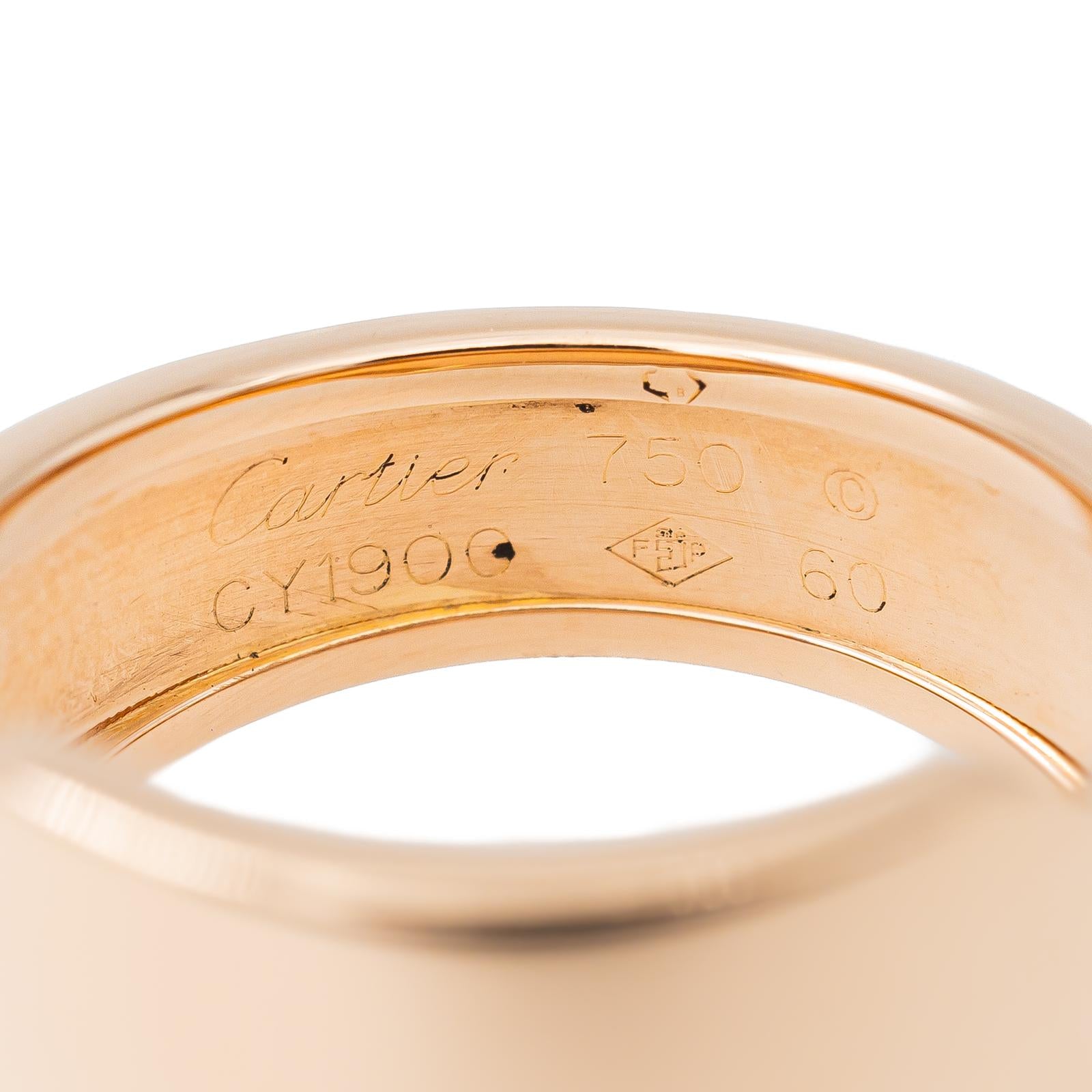Cartier Santos Ring Rose Gold