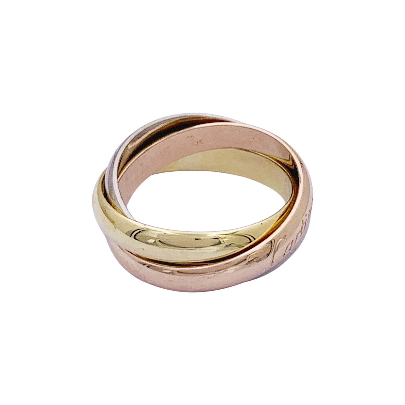 Bague Cartier, "Trinity Classique", 3 ors.