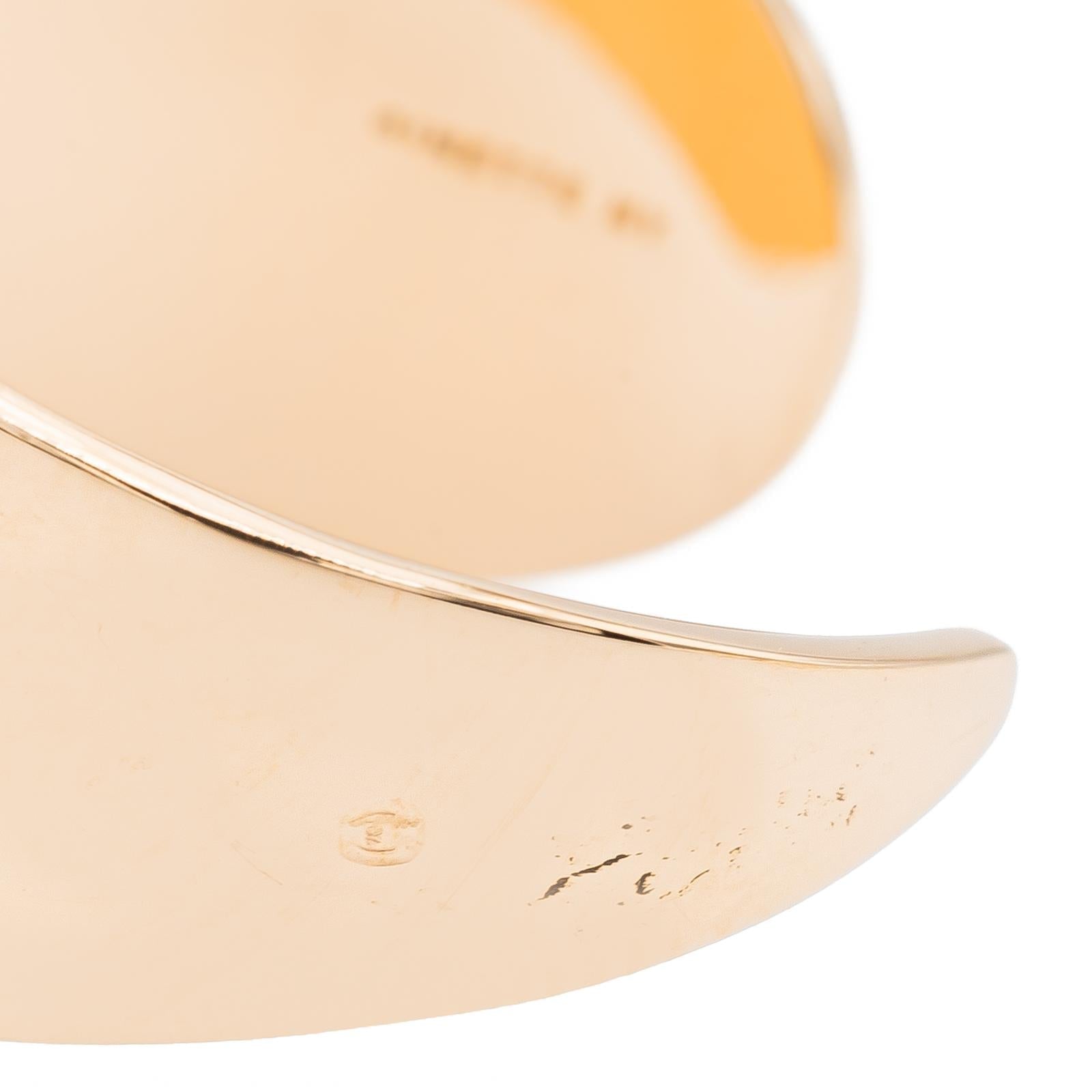 Ginette ny Bague Bliss large open ring Or rose