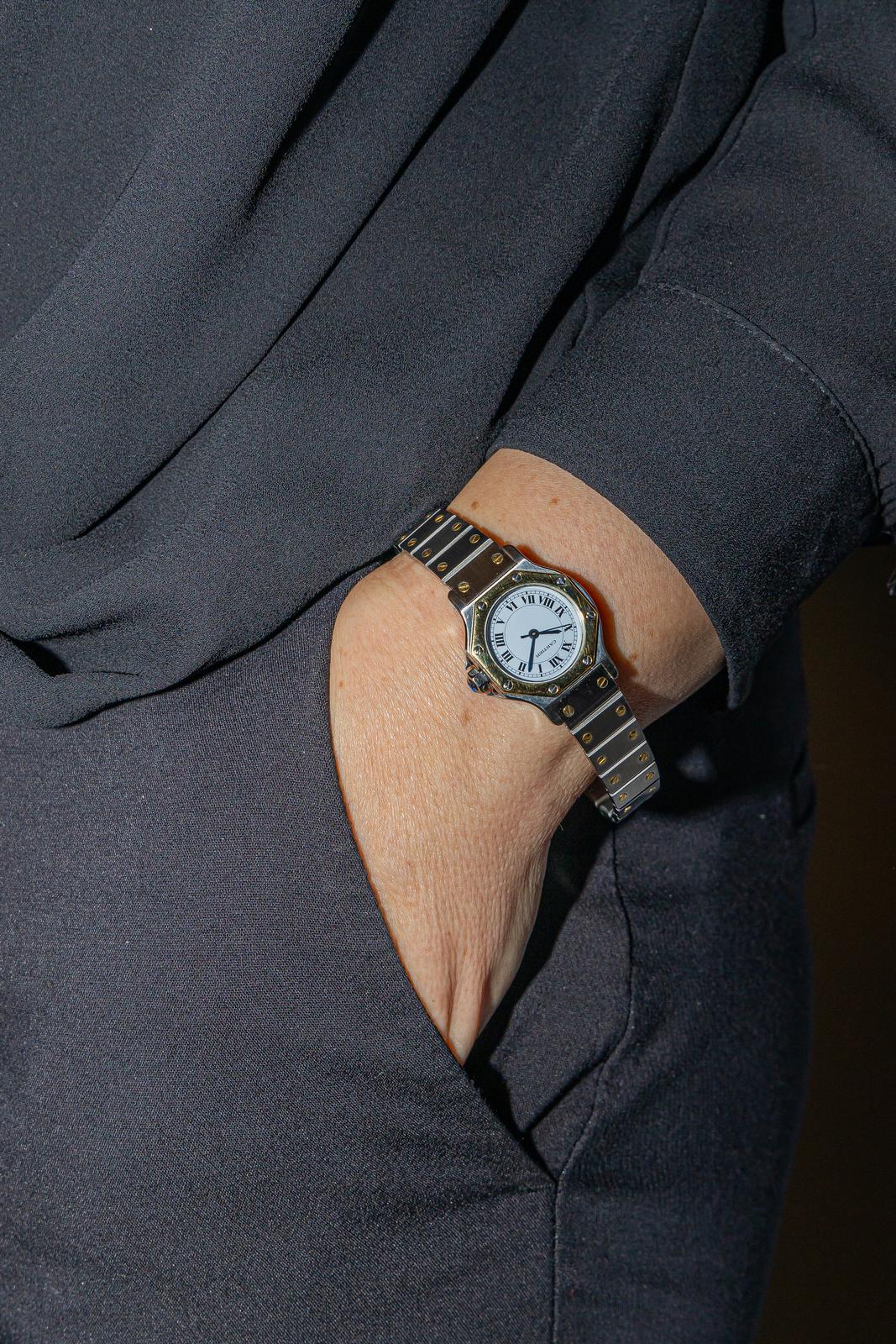 Cartier Montre Santos Acier, Or jaune