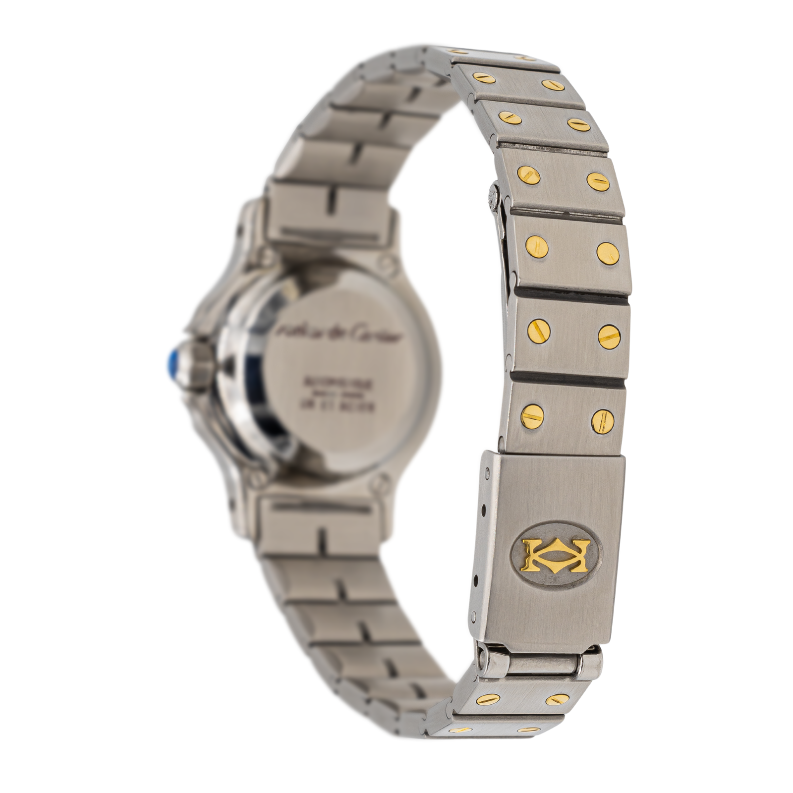 Cartier Santos Watch Steel, Yellow Gold