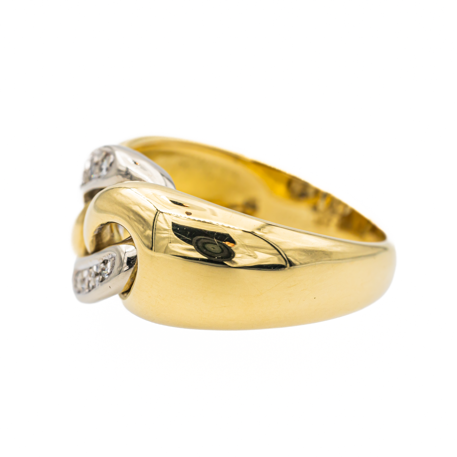Chaumet Liens Ring Yellow Gold, White Gold Diamond