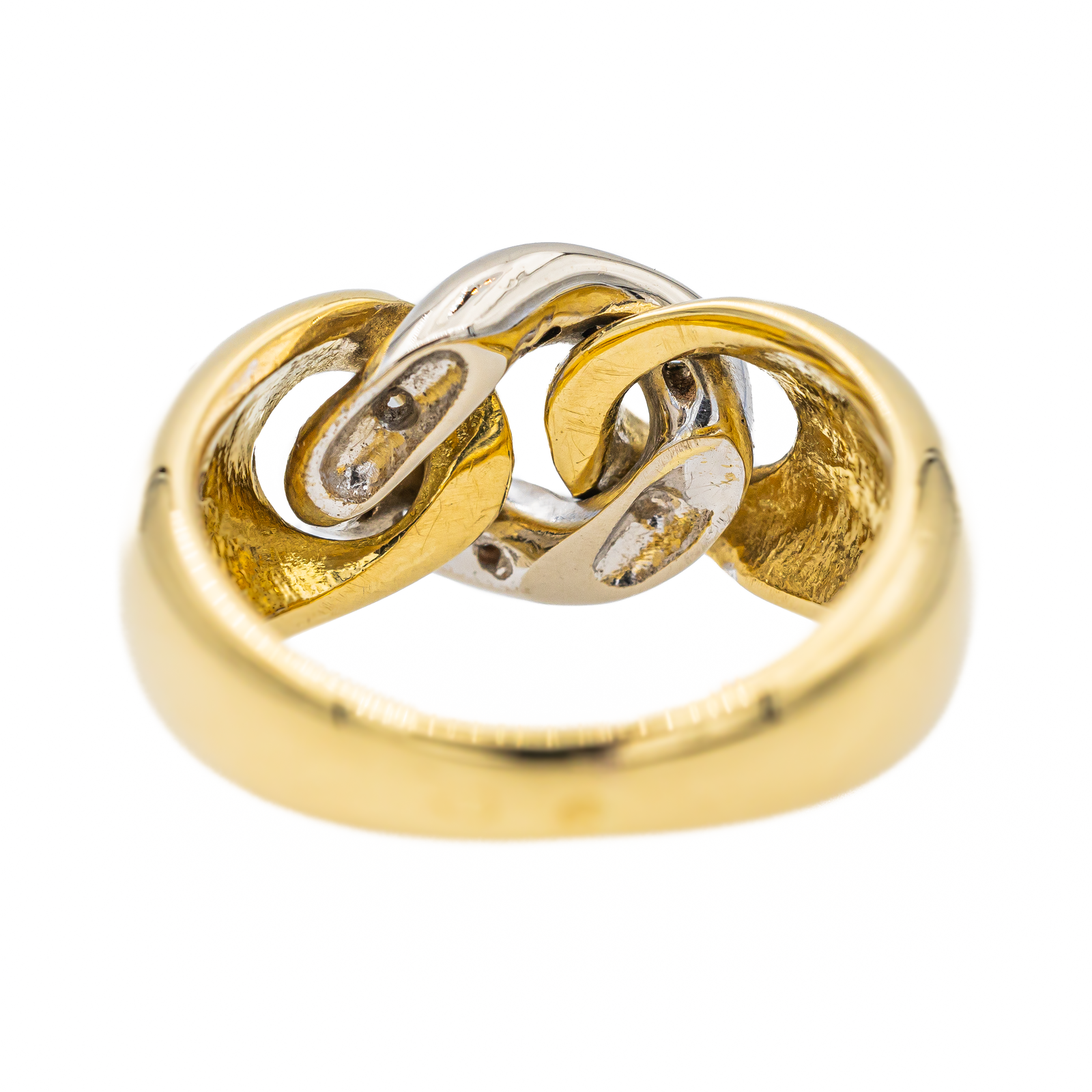 Chaumet Liens Ring Yellow Gold, White Gold Diamond