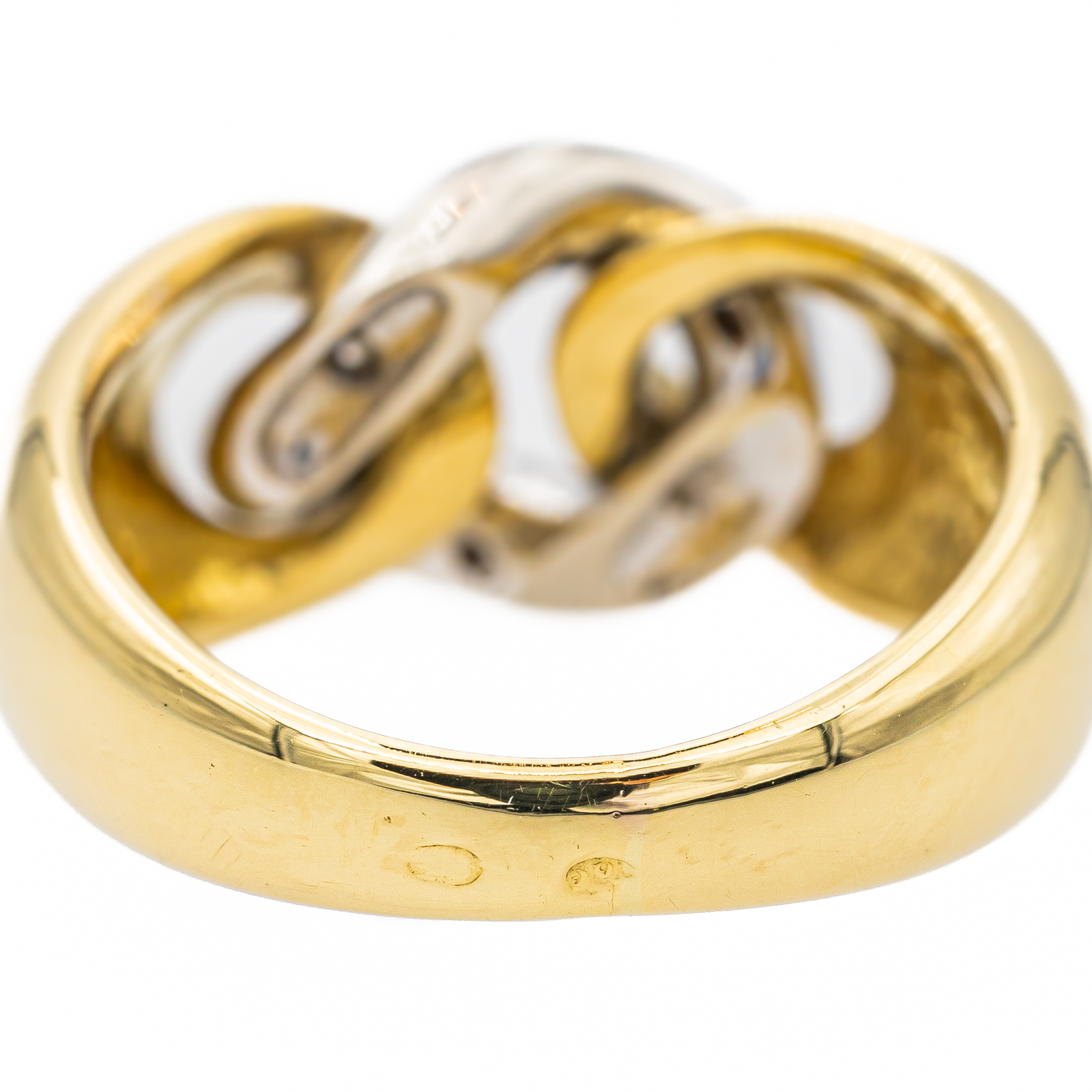 Chaumet Liens Ring Yellow Gold, White Gold Diamond