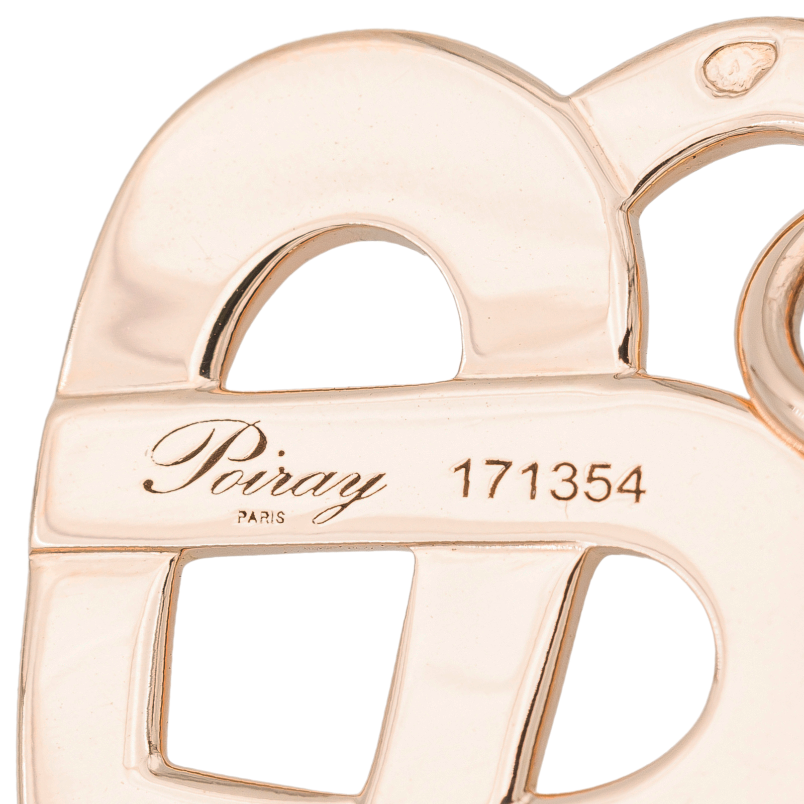Poiray Pendentif Cœur Entrelacé Or jaune