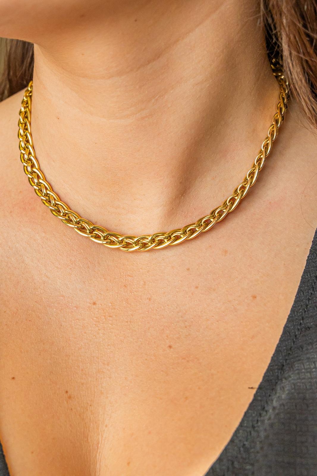 Caplain Collier Chaine  Or jaune