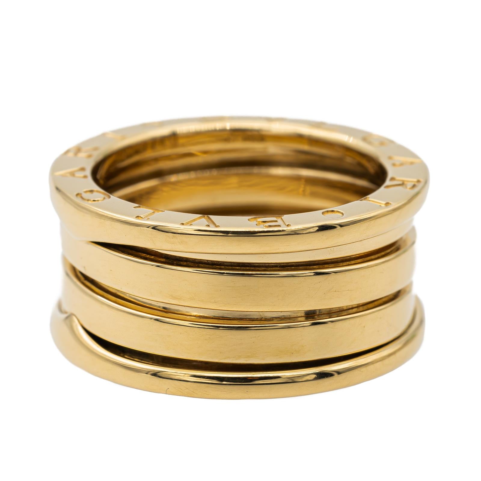 Bulgari Bague B.Zéro1 Or jaune