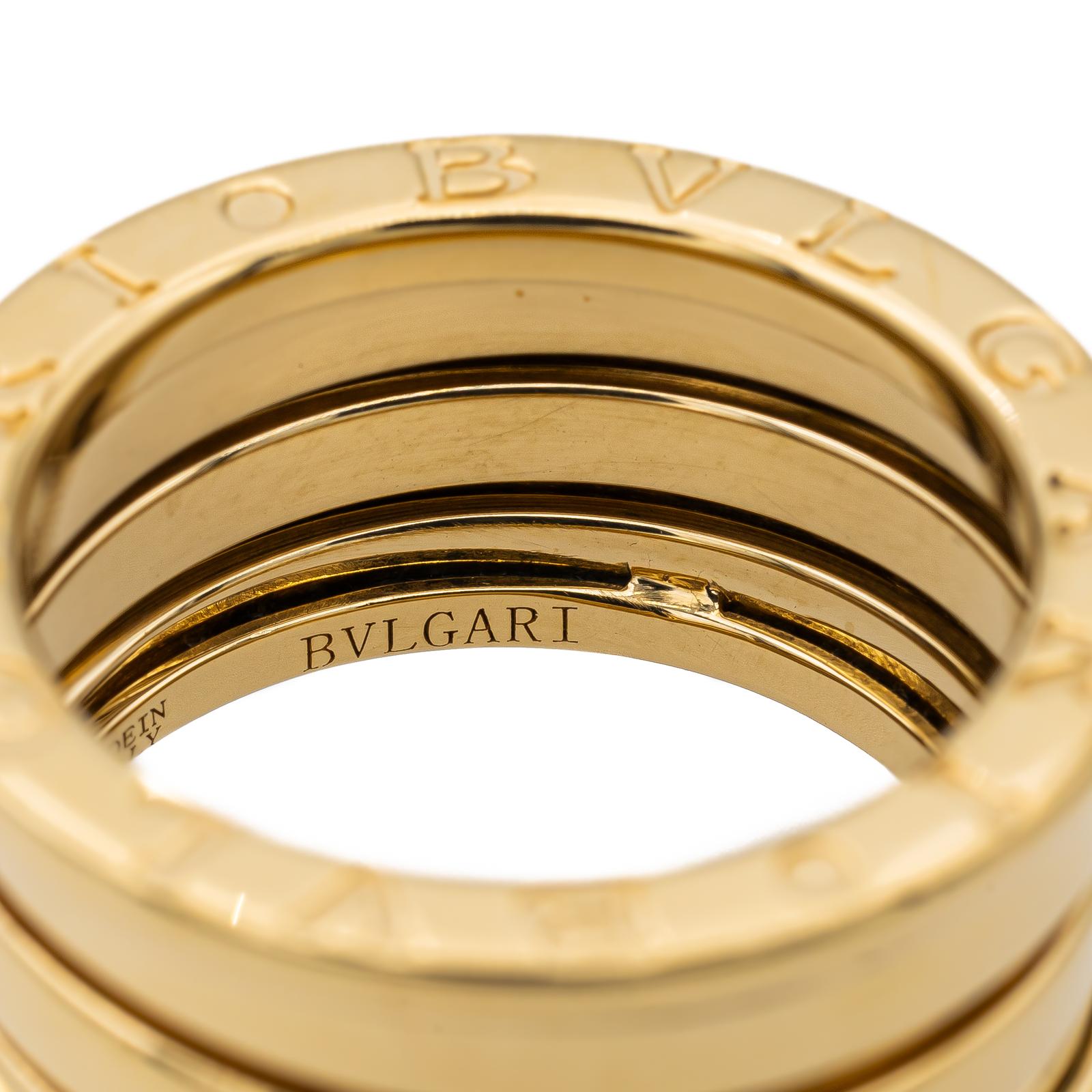Bulgari Bague B.Zéro1 Or jaune