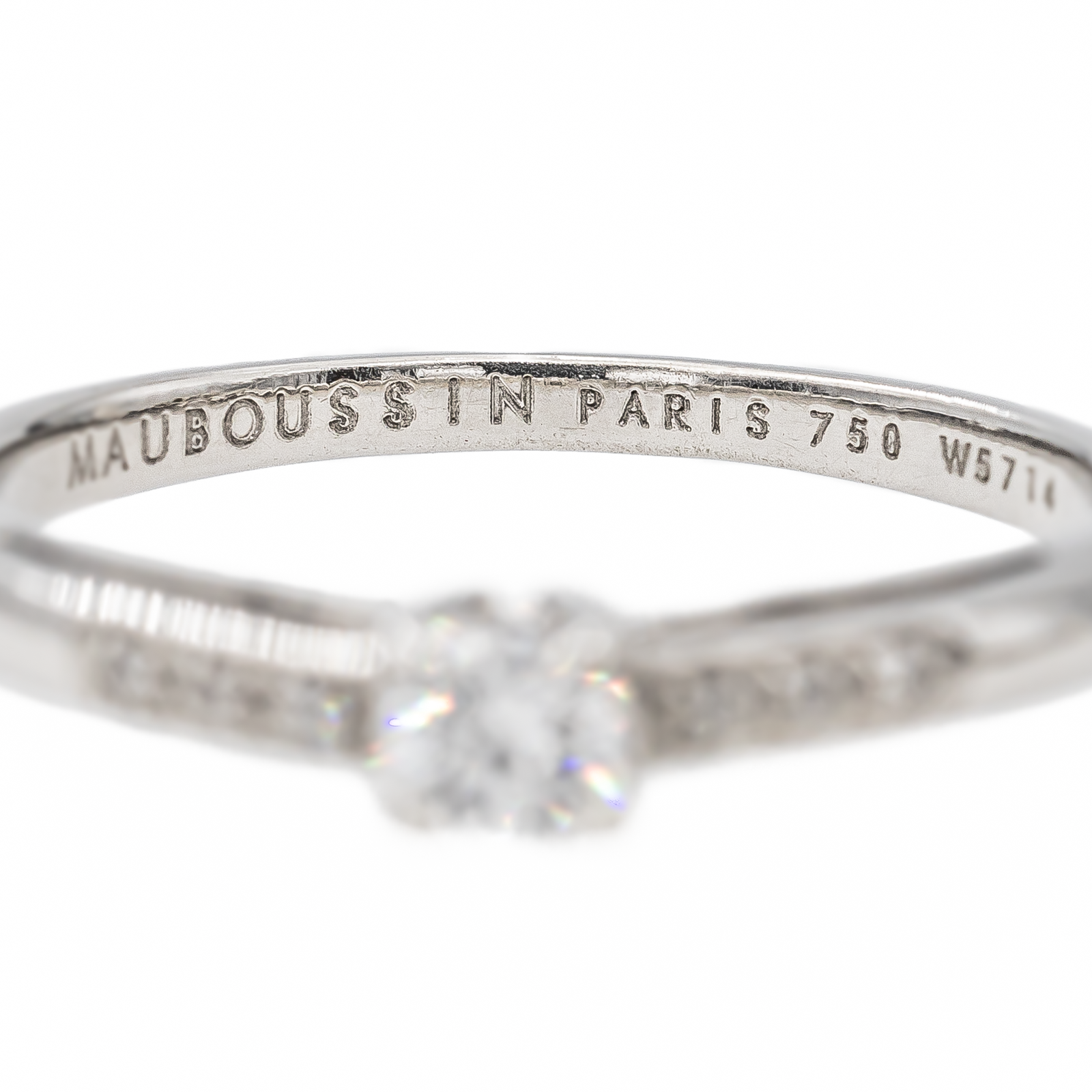 Mauboussin Ring You are the salt of my life White gold Diamond
