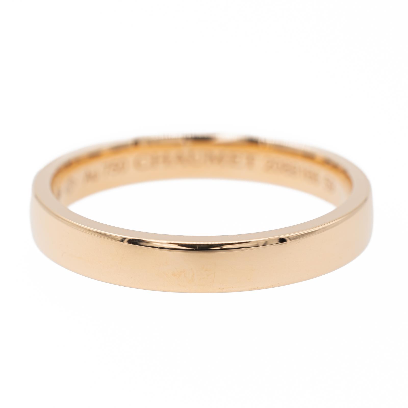 Chaumet Bague Alliance Rubans Or rose Diamant