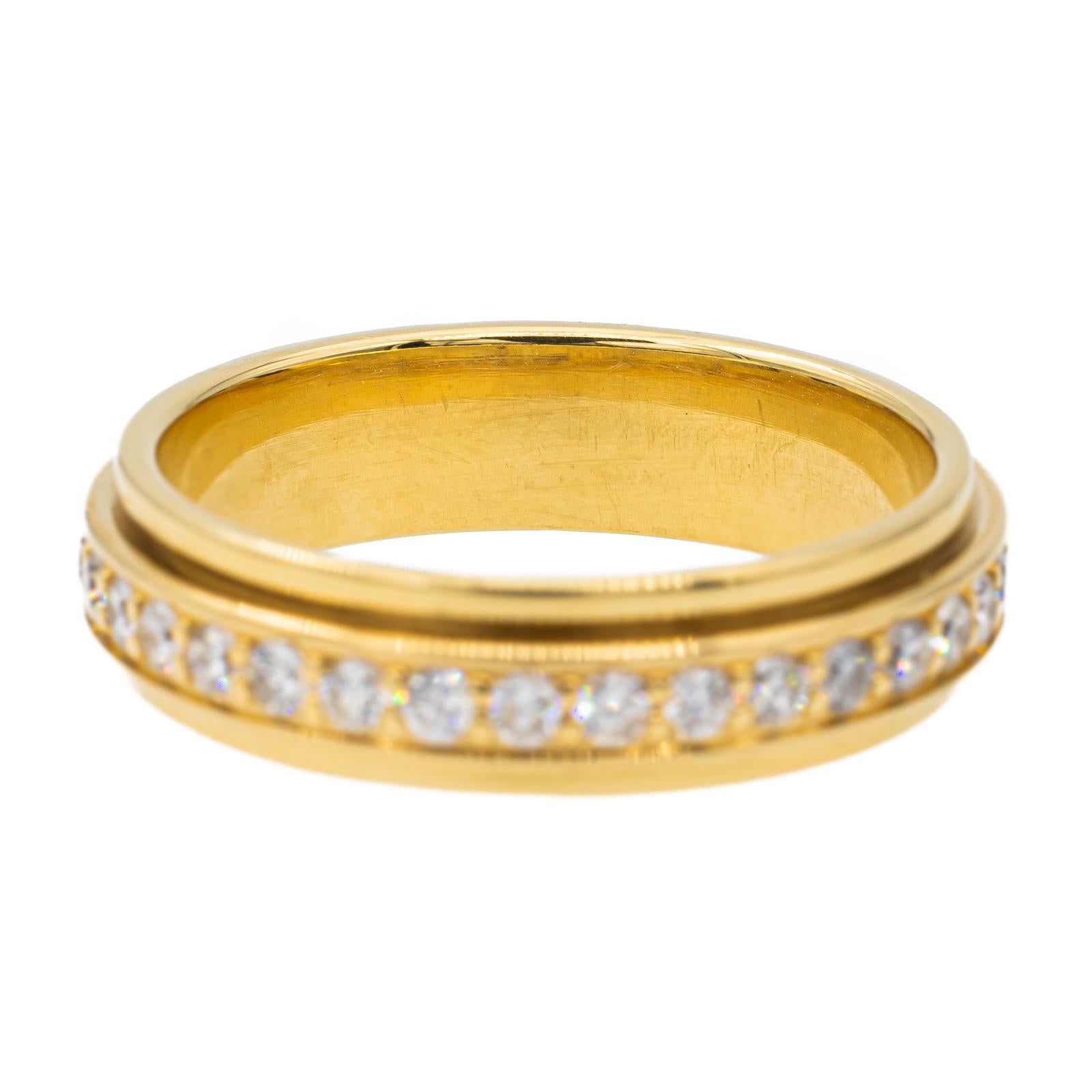 Piaget Possession Wedding Ring Yellow Gold Diamond