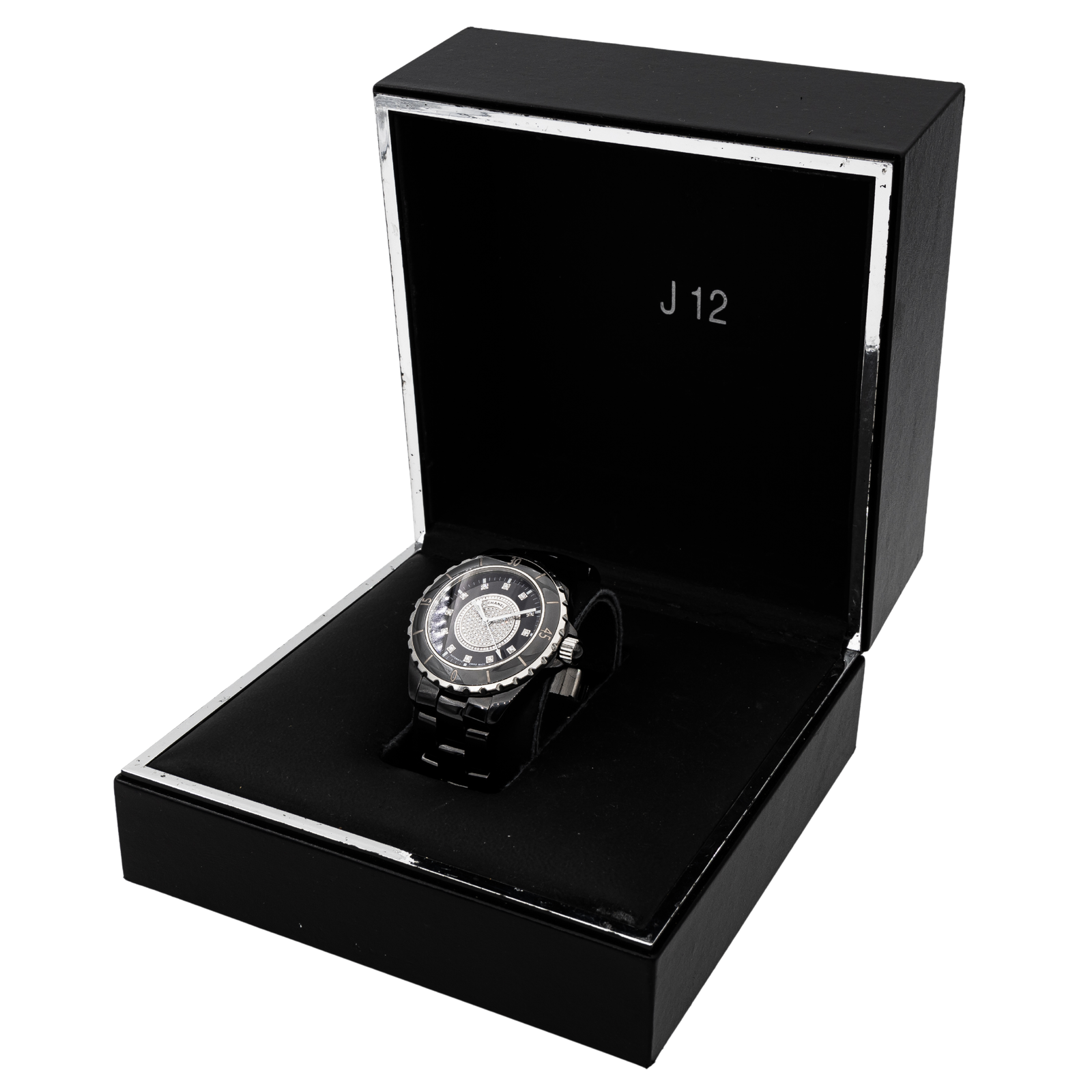 Chanel J12 Ceramic Diamond Watch