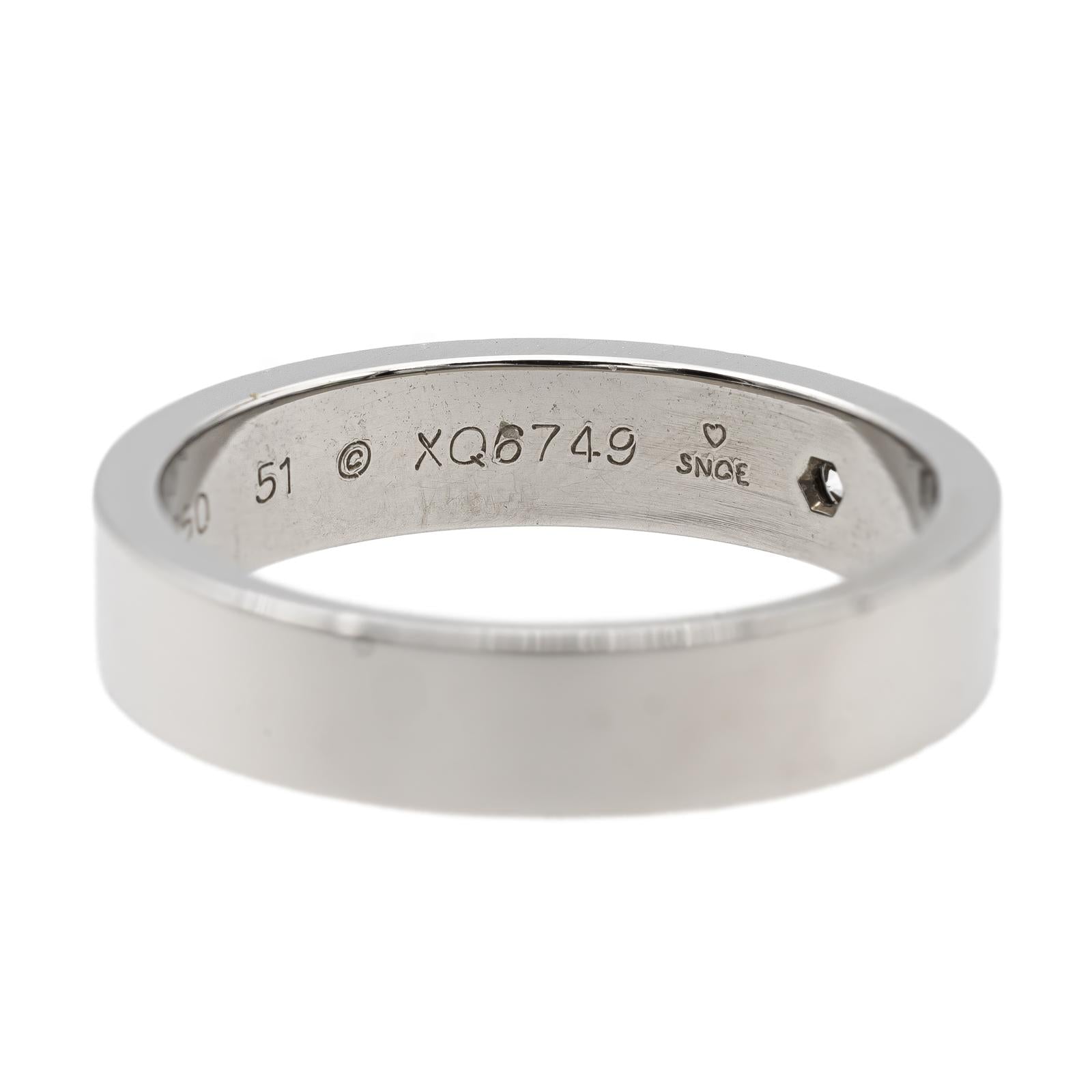 Cartier Le C Platinum Diamond Wedding Ring