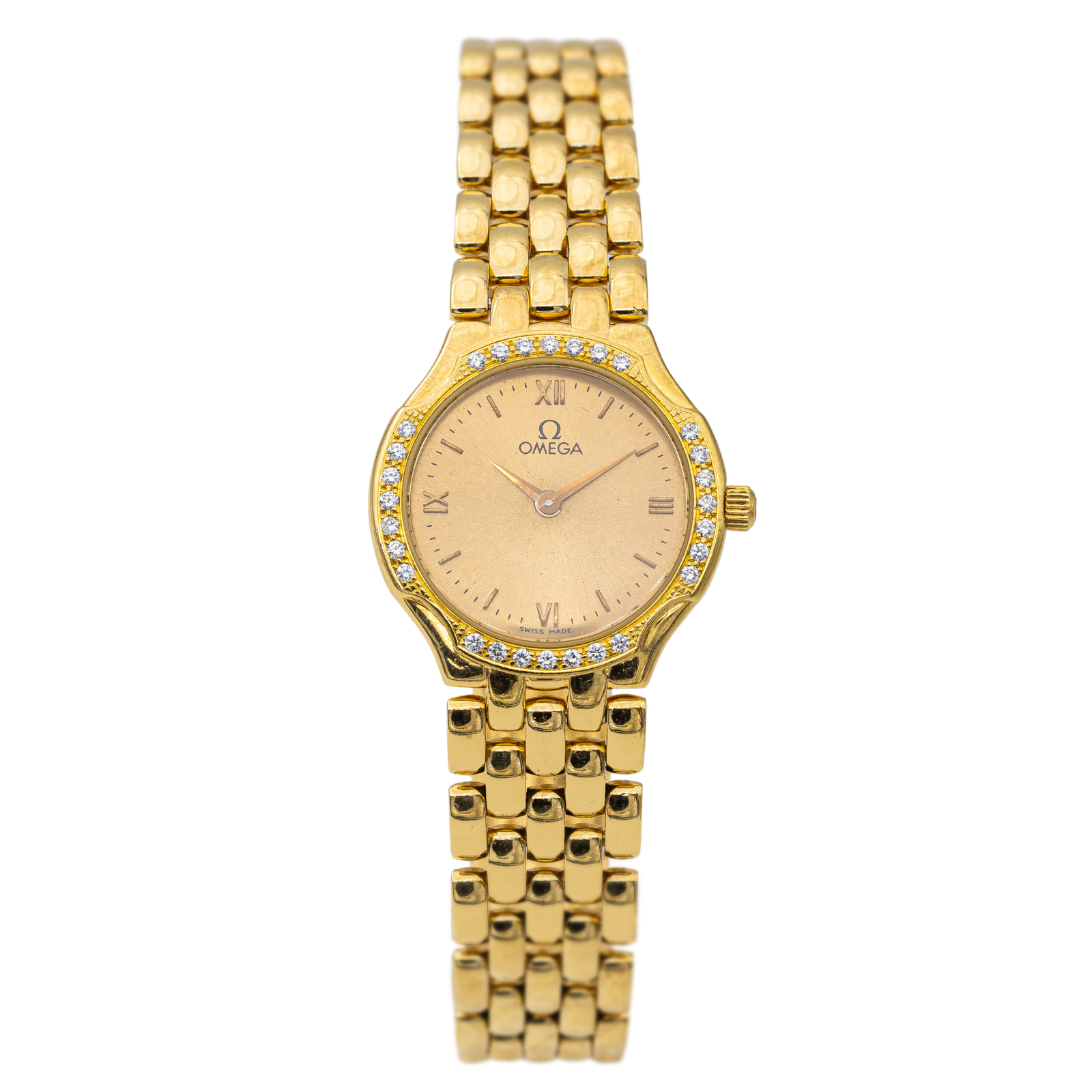 Omega Montre  Or jaune Diamant