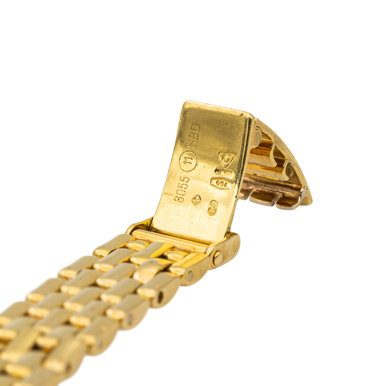 Omega Yellow Gold Diamond Watch
