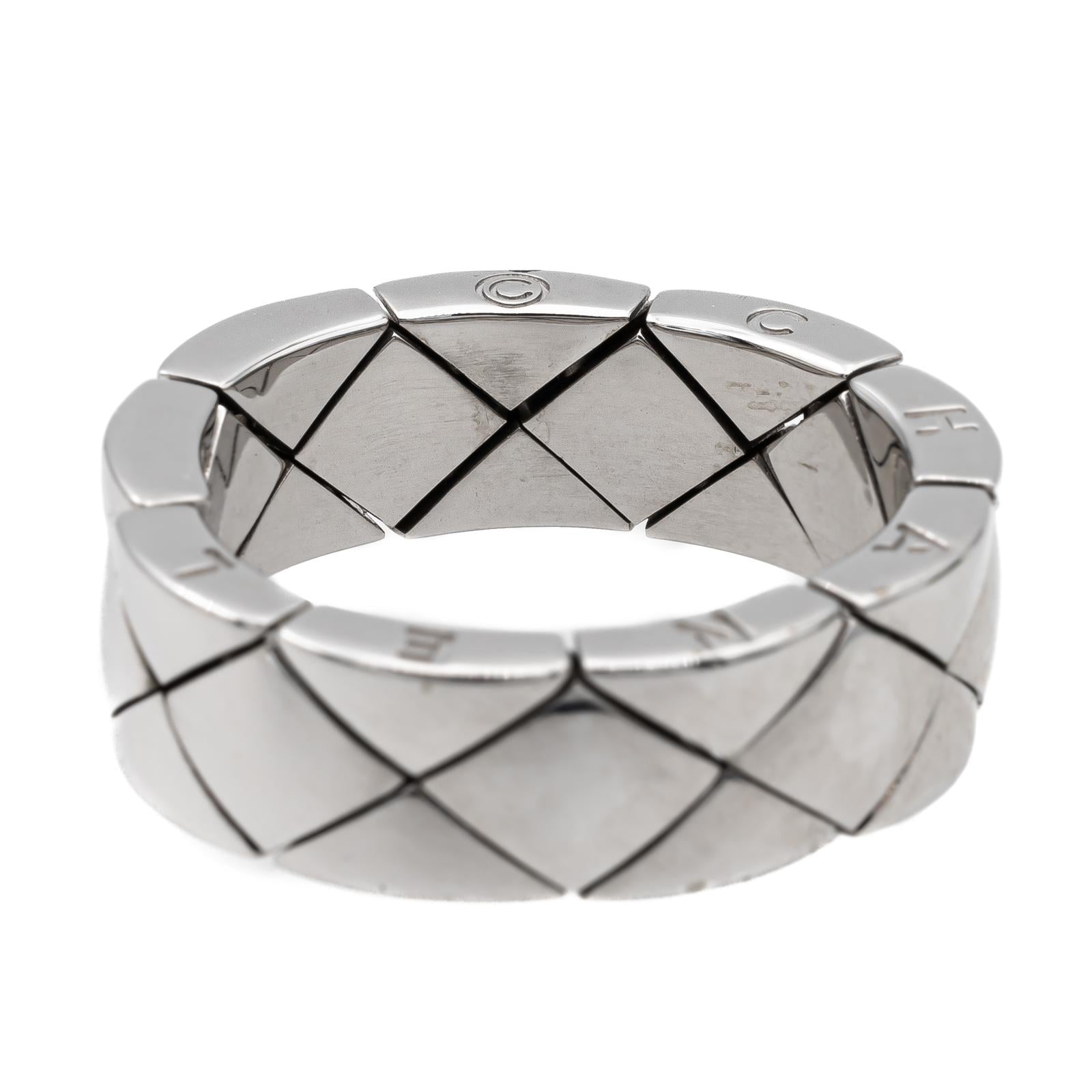 Chanel Coco Crush Ring White Gold