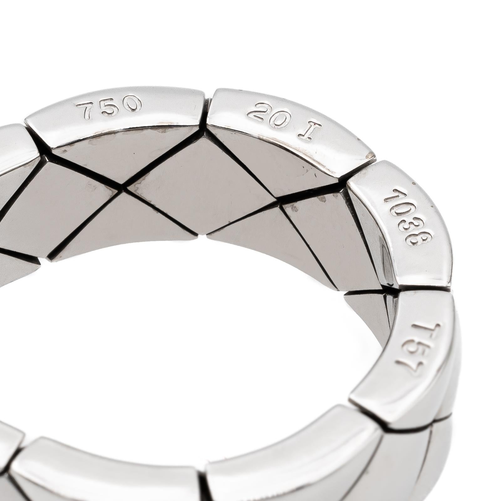 Chanel Coco Crush Ring White Gold