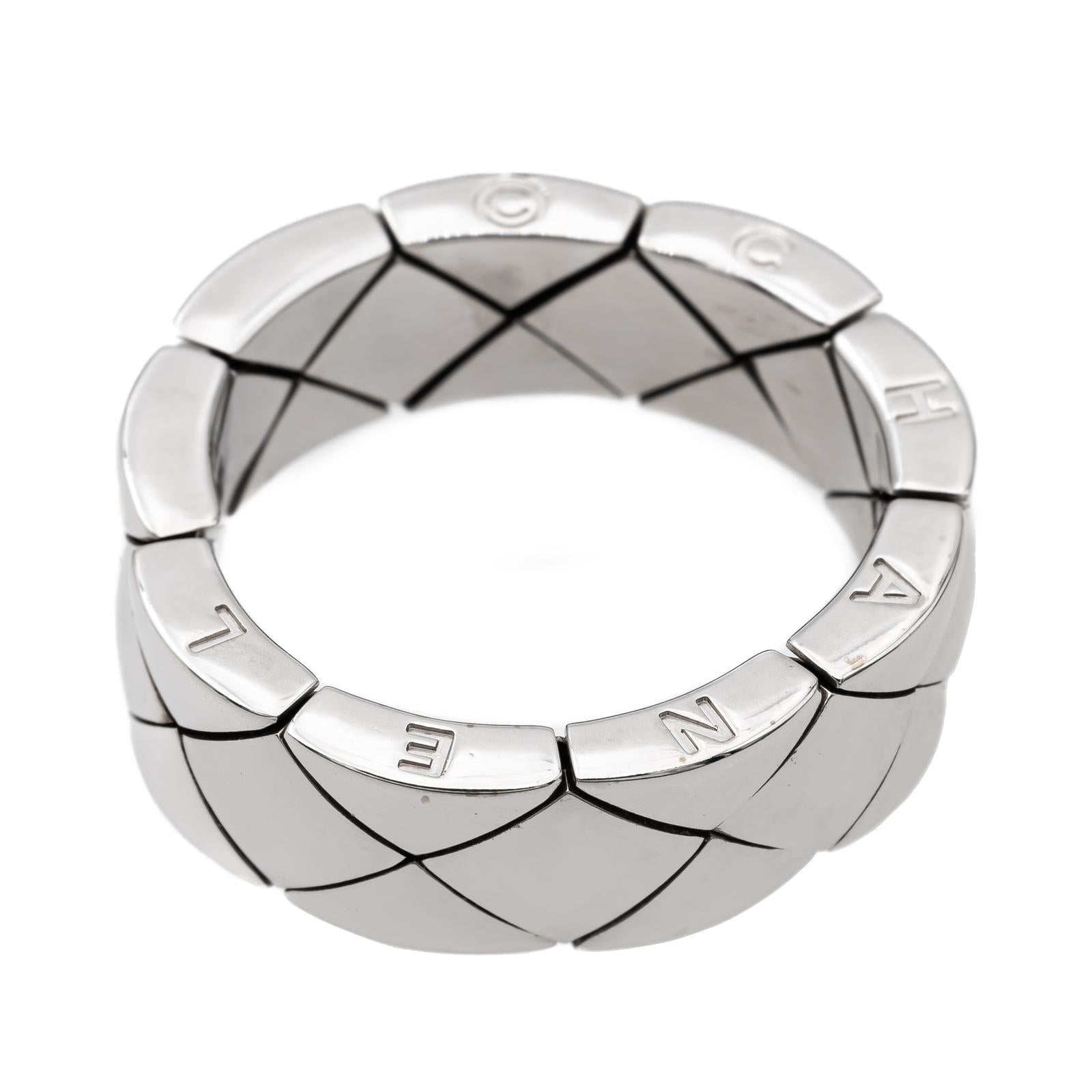 Chanel Coco Crush Ring White Gold