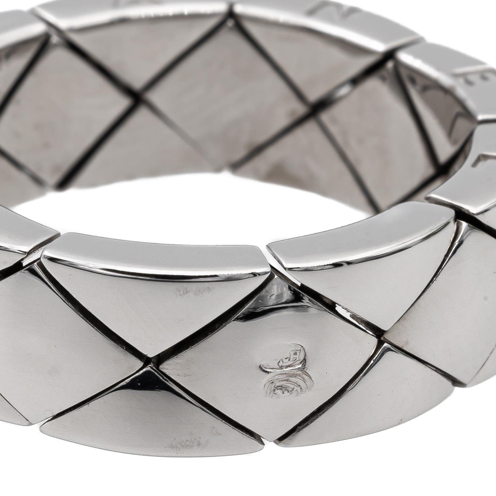 Chanel Coco Crush Ring White Gold