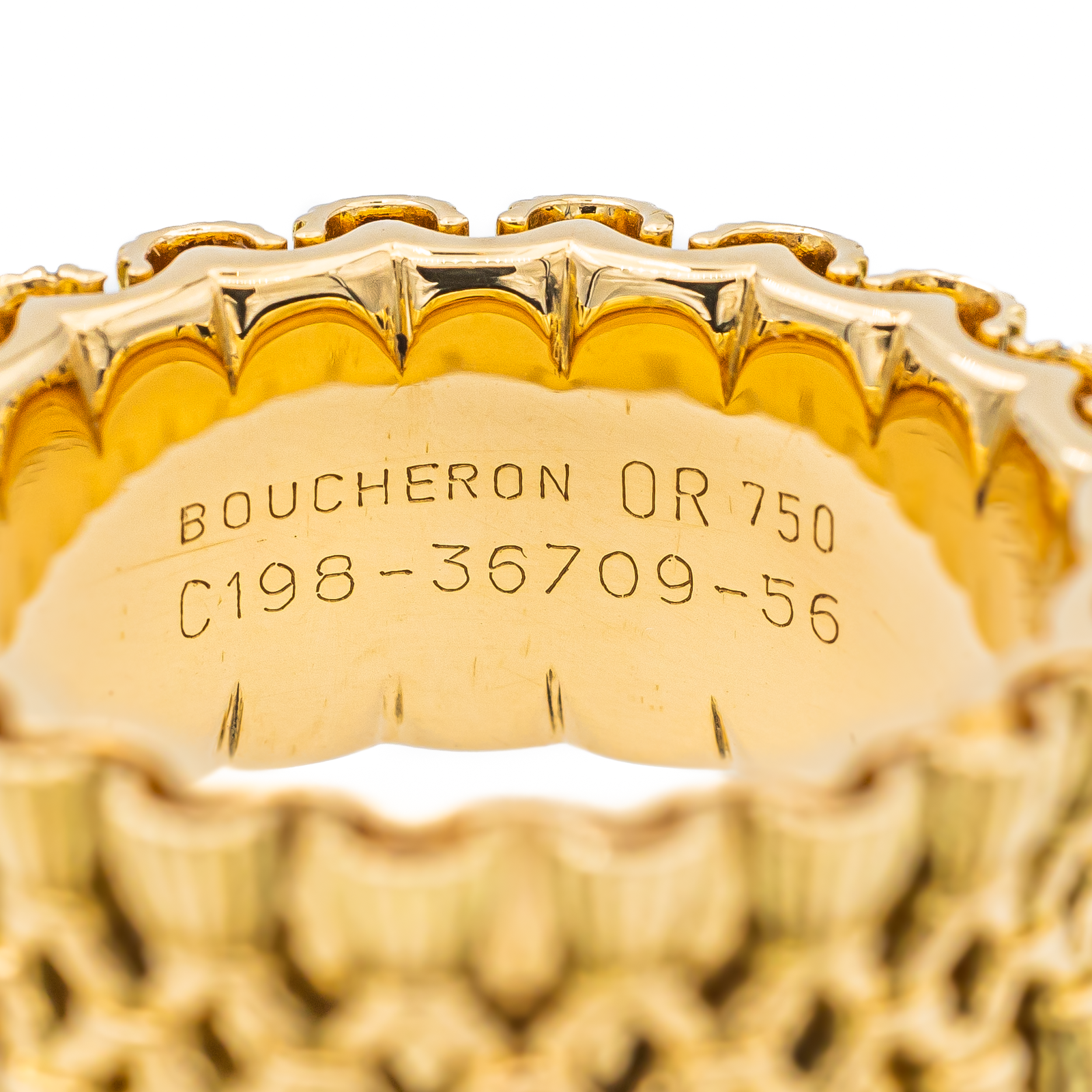 Boucheron 18K Yellow Gold Ring