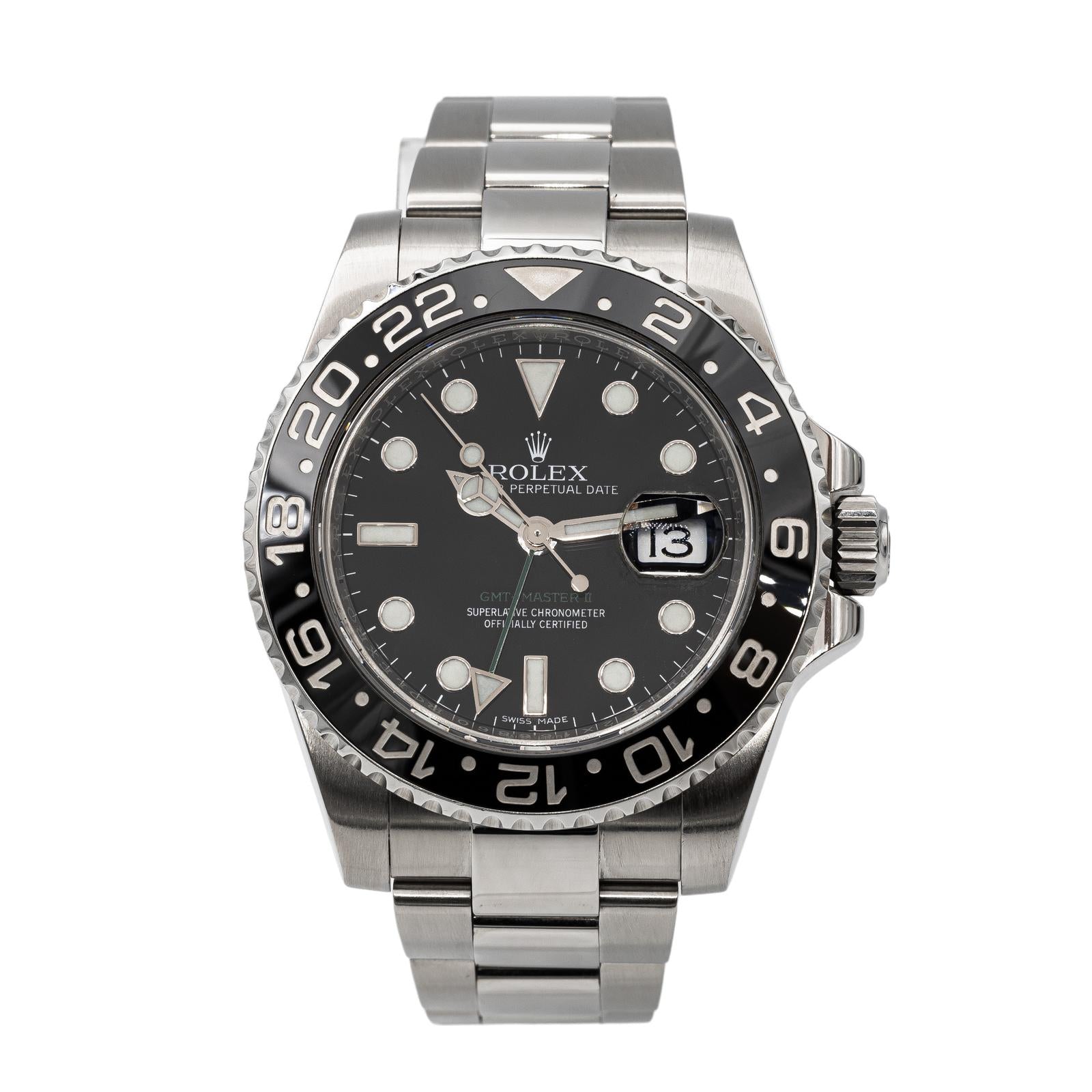 Rolex Montre GMT Master II Acier
