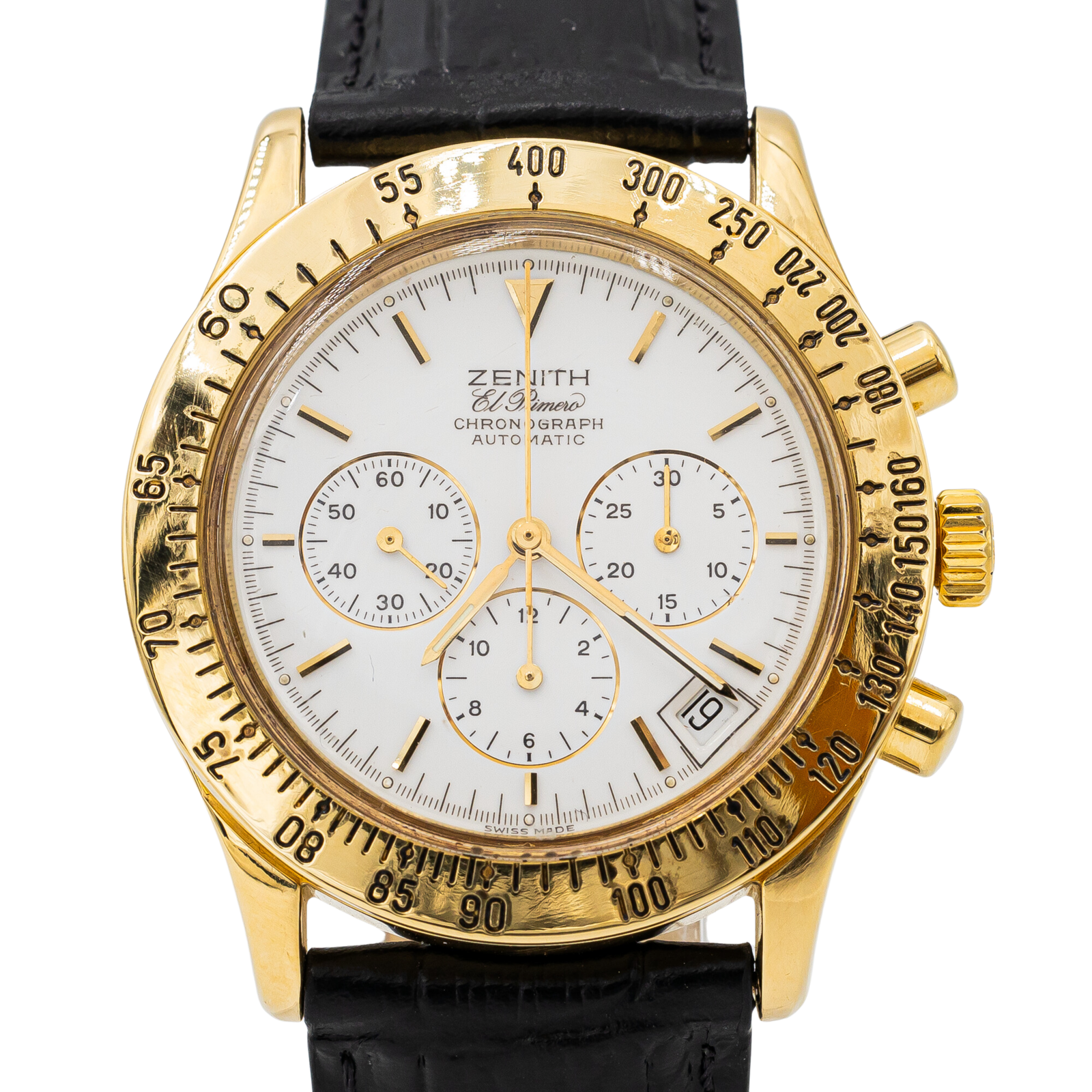 Zenith El primero watch Yellow gold