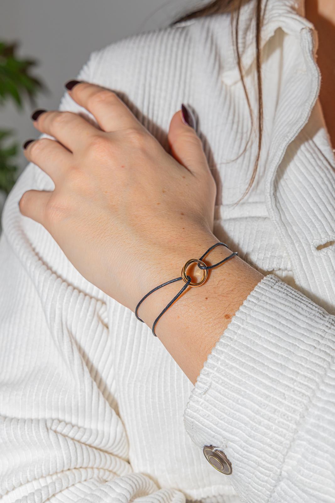 Cartier Bracelet Cordon Trinity Or jaune, Or Blanc, Or rose
