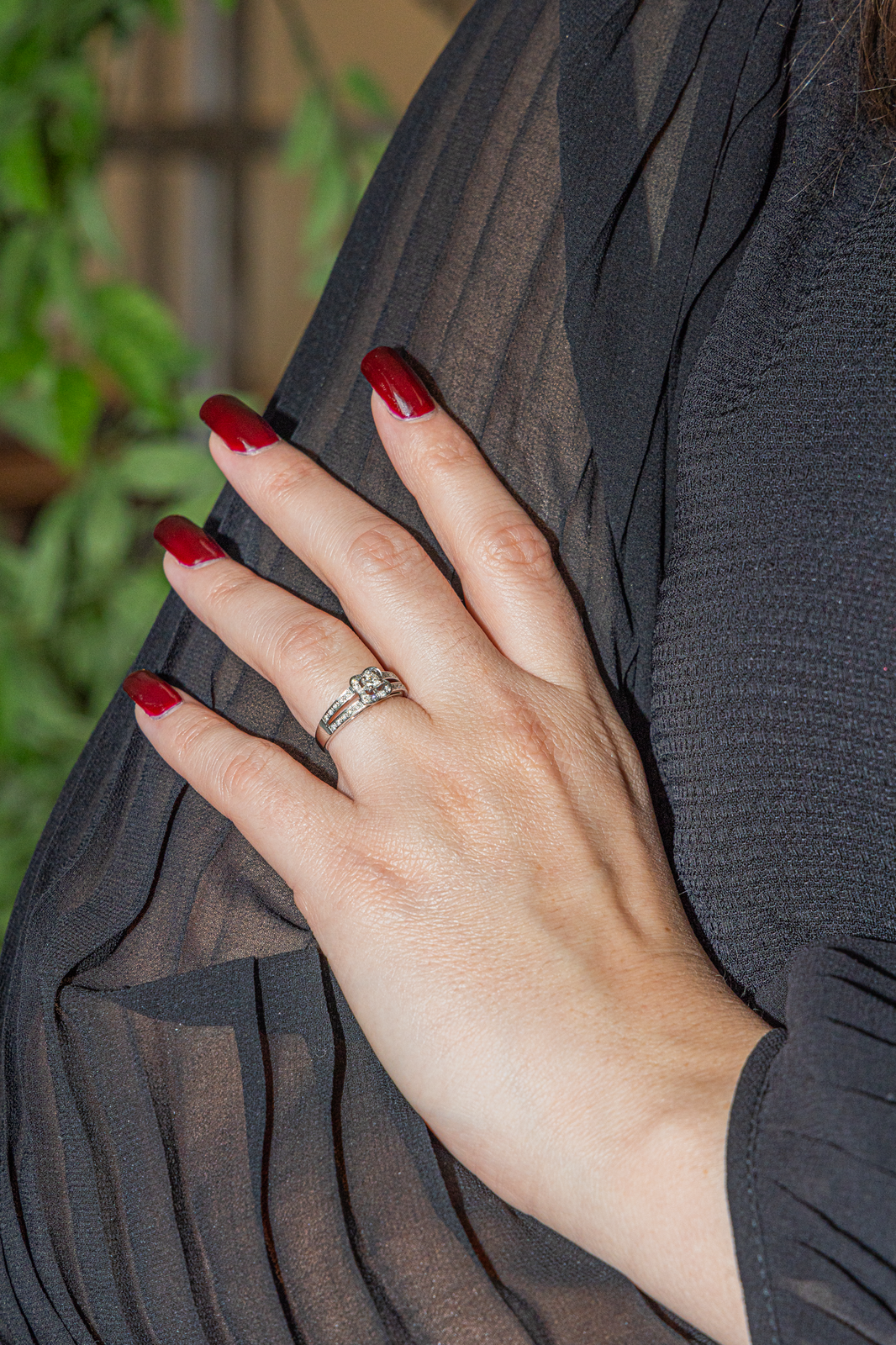 Mauboussin Bague Solitaire Chance of Love Or blanc Diamant